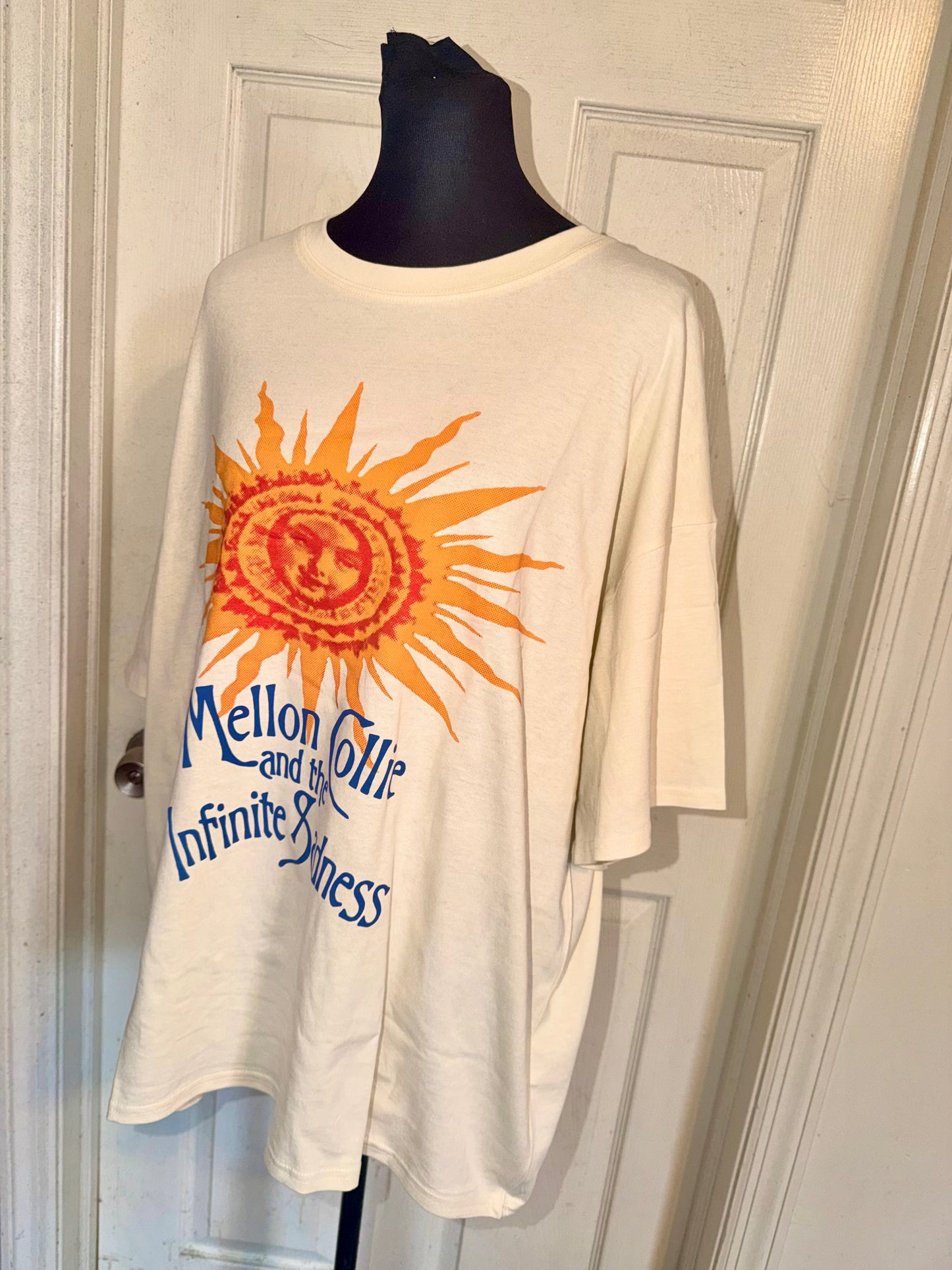 The Smashing Pumpkins Oversized Distressed Tee
