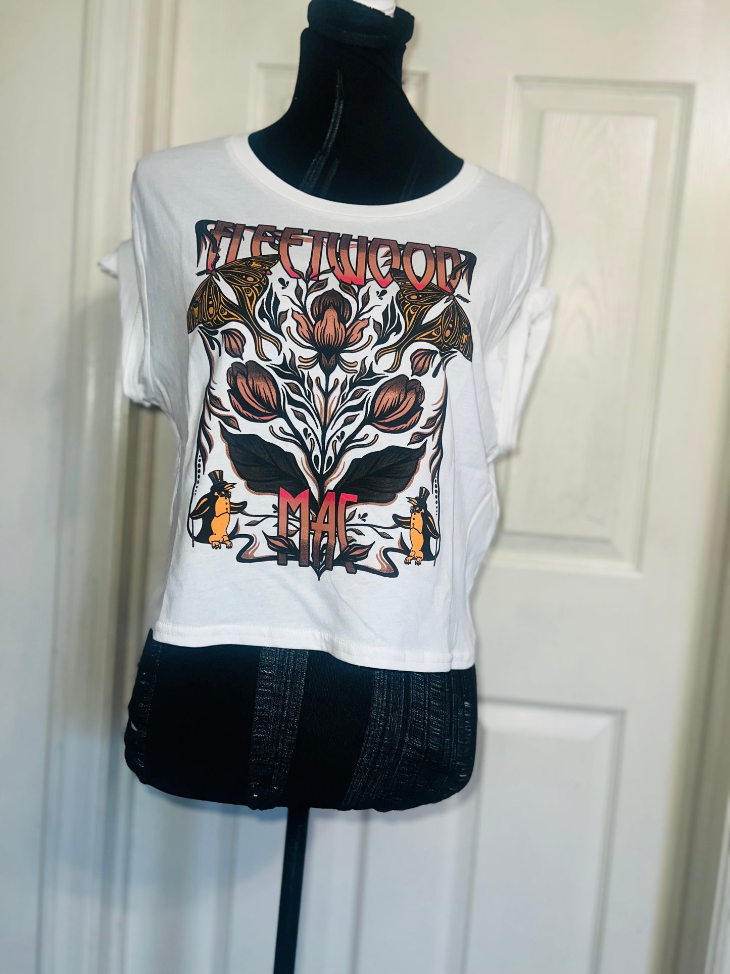 Fleetwood Mac Distressed Baby Tee