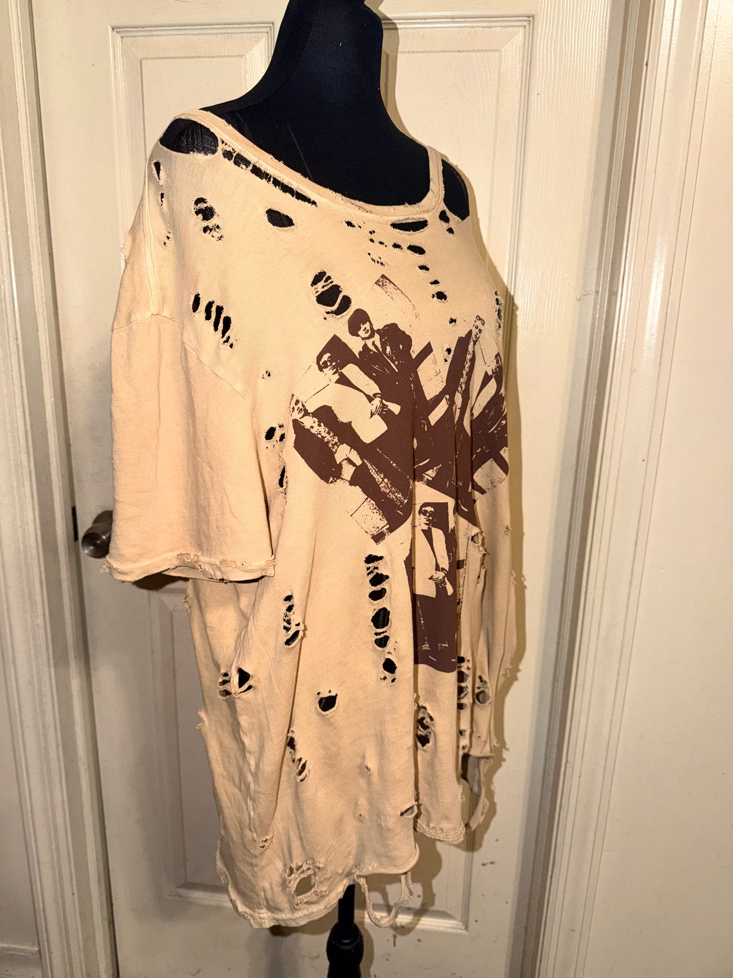 Blondie Double Sided Oversized Distressed Tee (as is)