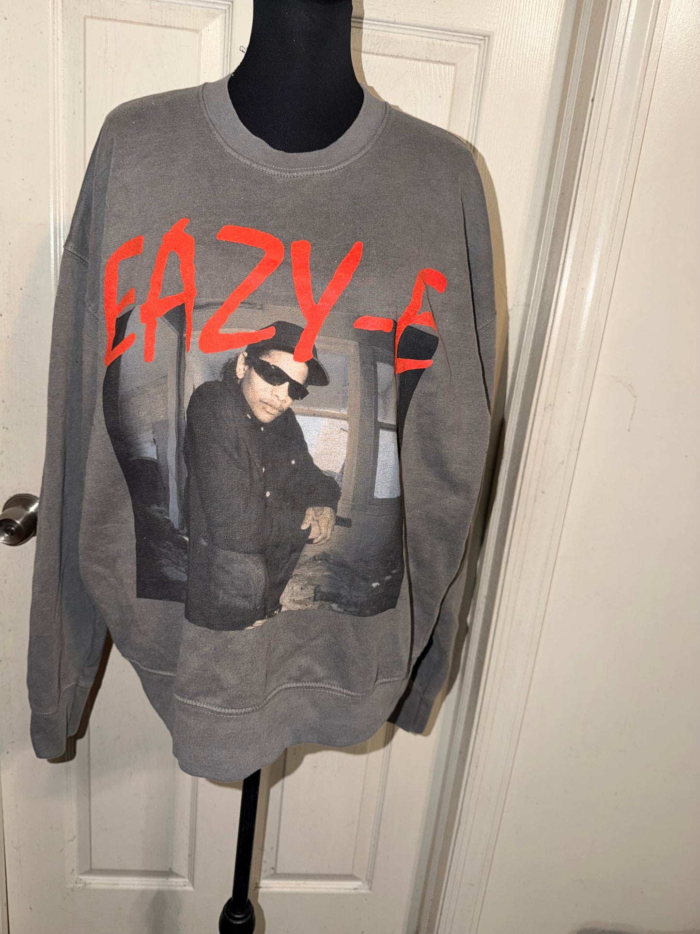 Eazy-E Oversized Distressed Sweatshirt