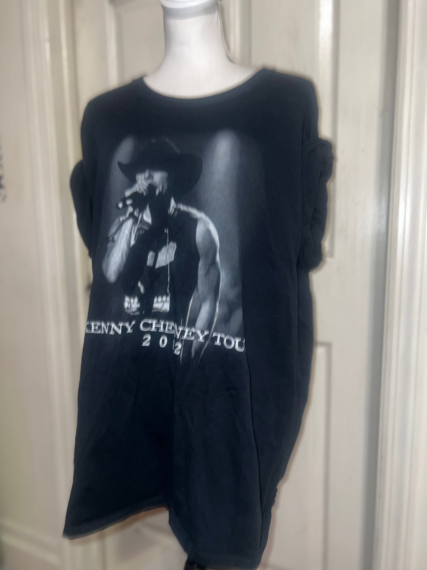 Kenny Chesney Double Sided Oversized Distressed Tee