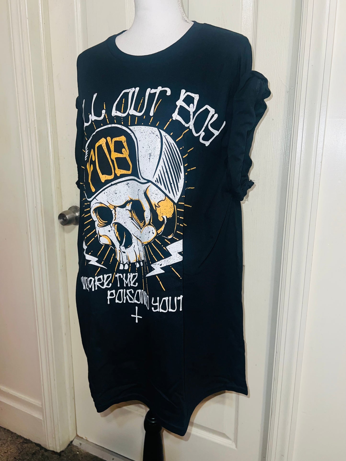 Fall Out Boy Oversized Distressed Tee