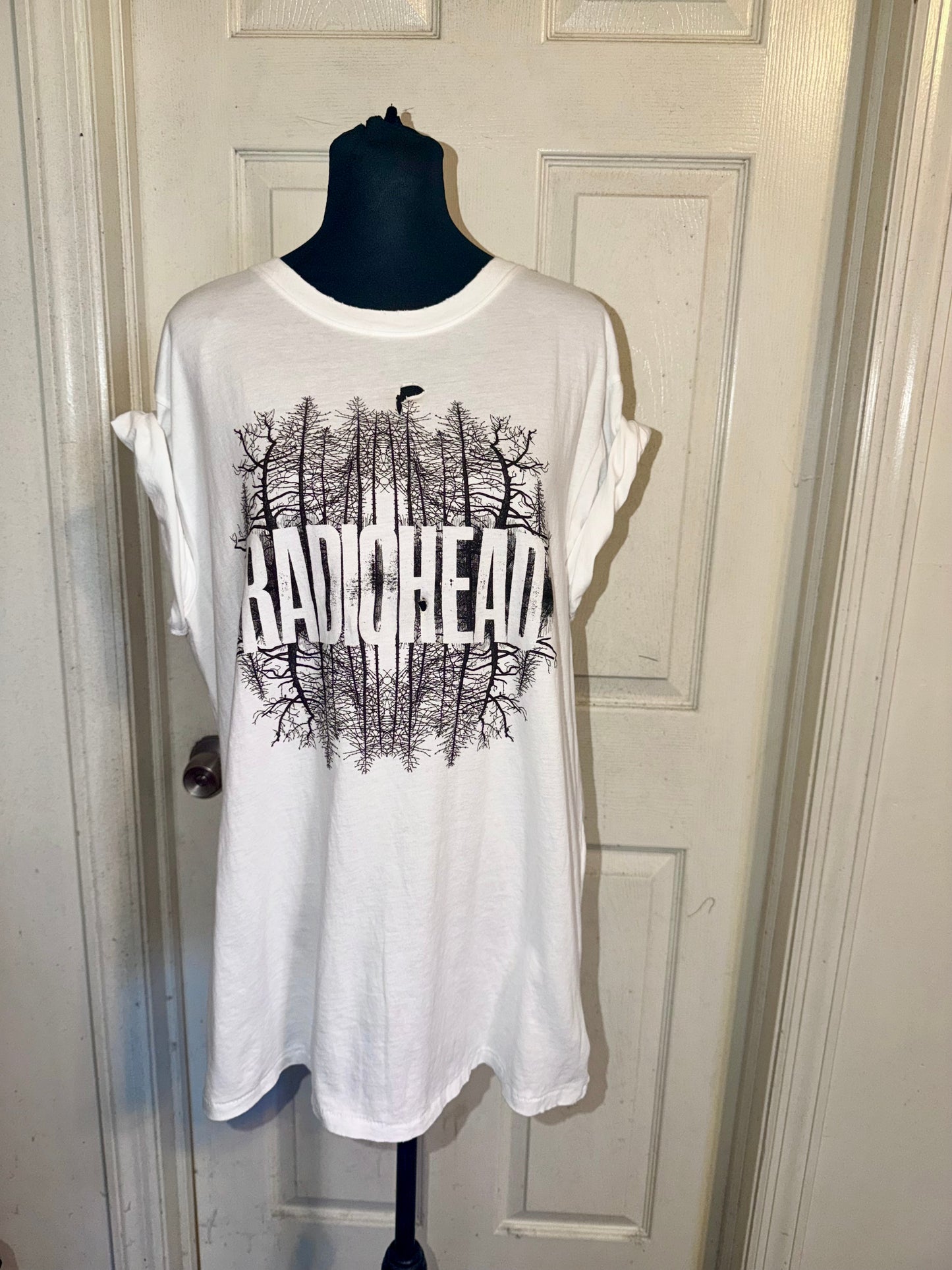 Radiohead Oversized Distressed Tee