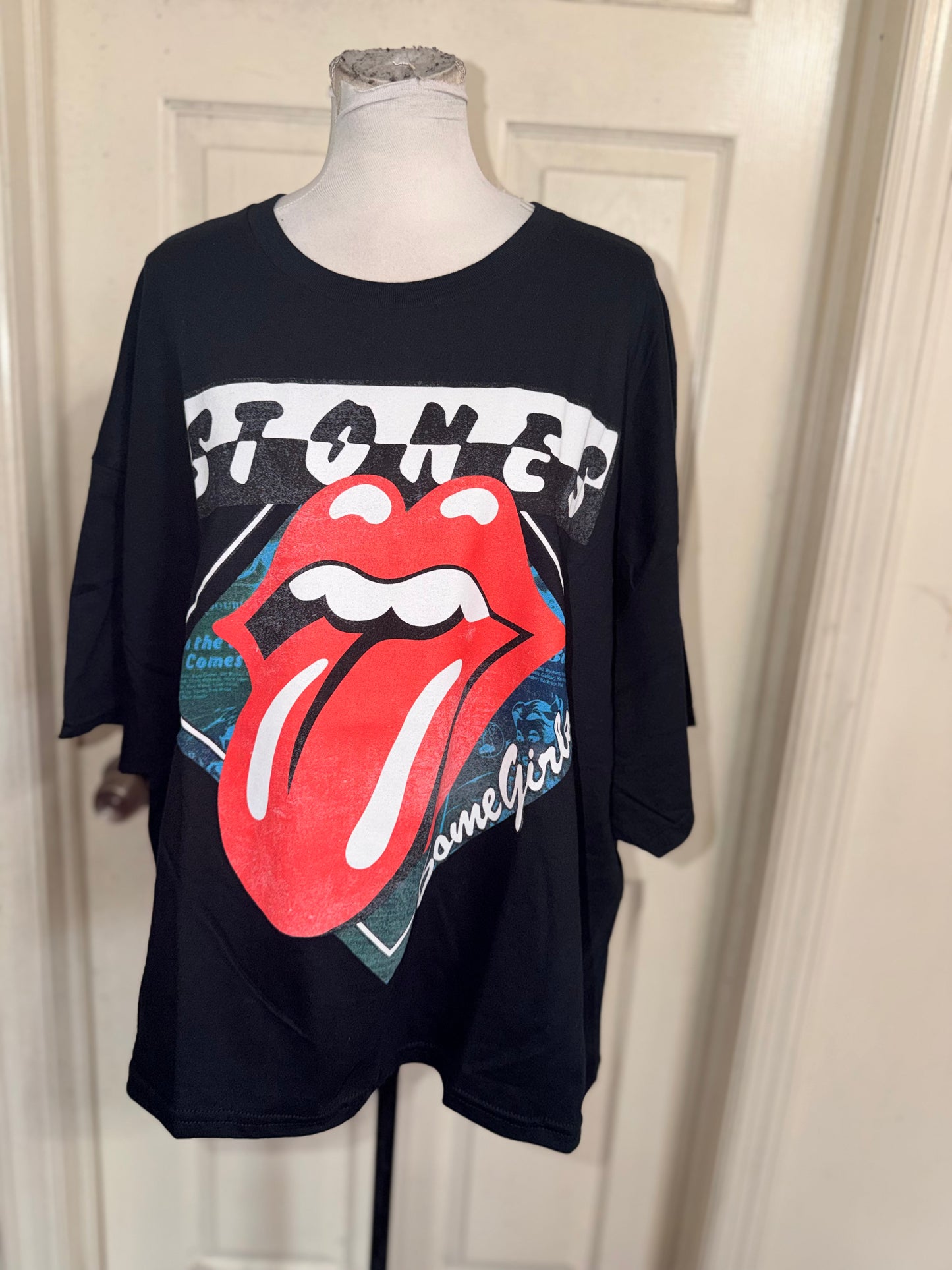 The Rolling Stones Oversized Distressed Tee