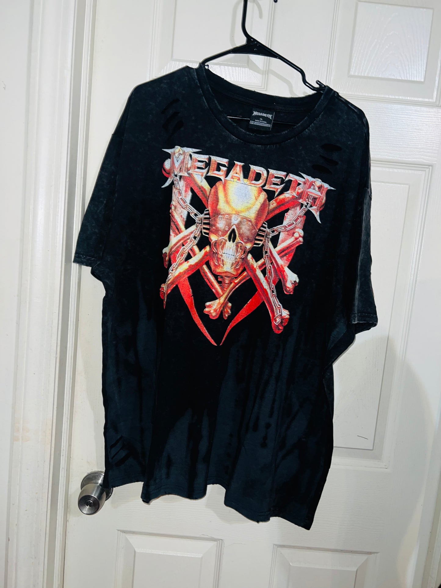 Megadeath Oversized Distressed Tee