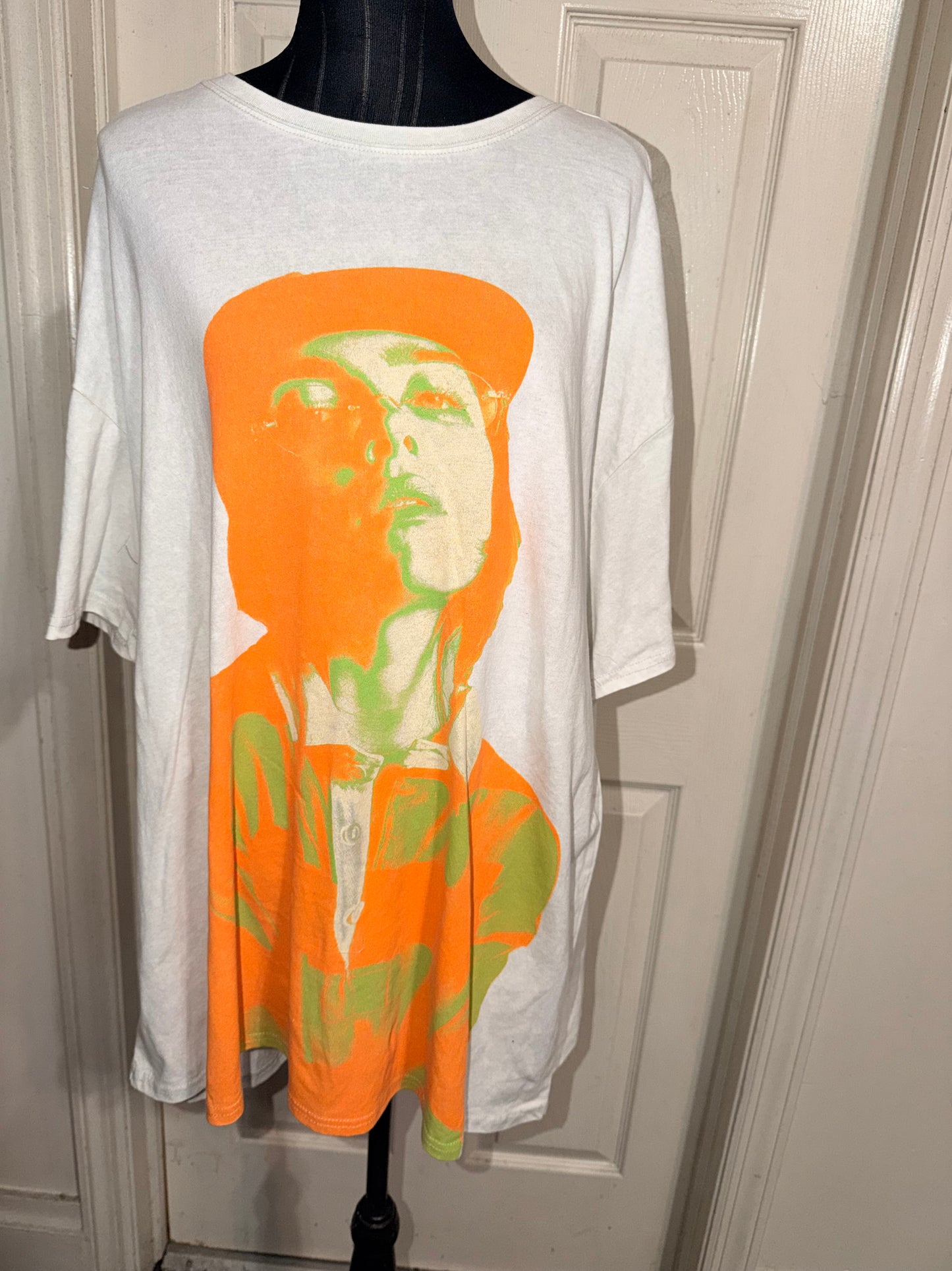 Billie Eilish Double Sided Oversized Distressed Tee
