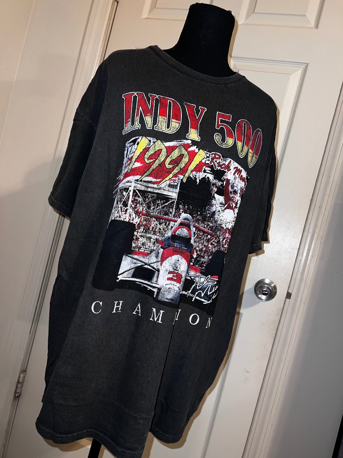 Indy 500 Oversized Distressed Tee