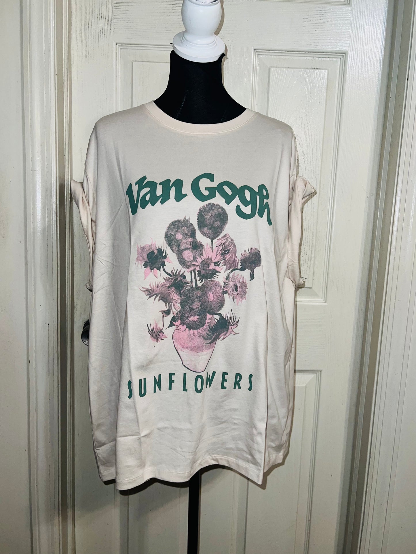 Vincent Van Gogh Oversized Distressed Tee