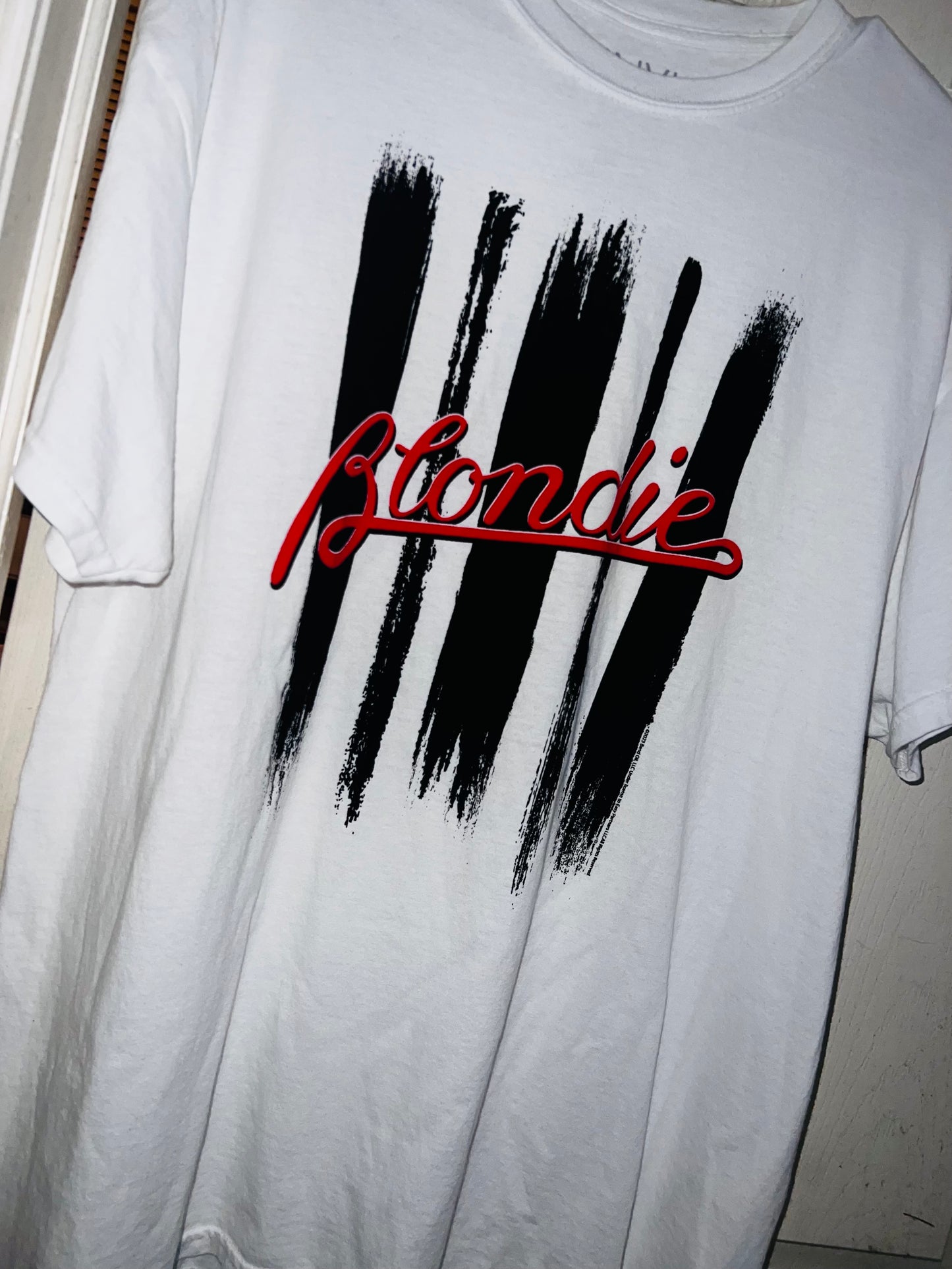 Blondie Oversized Distressed Tee