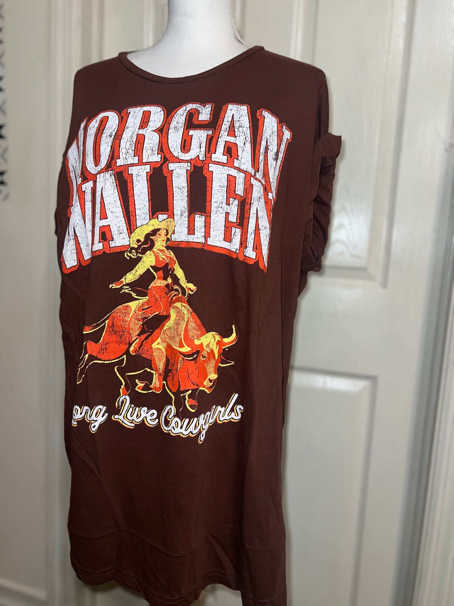 Morgan Wallen Oversized Distressed Tee