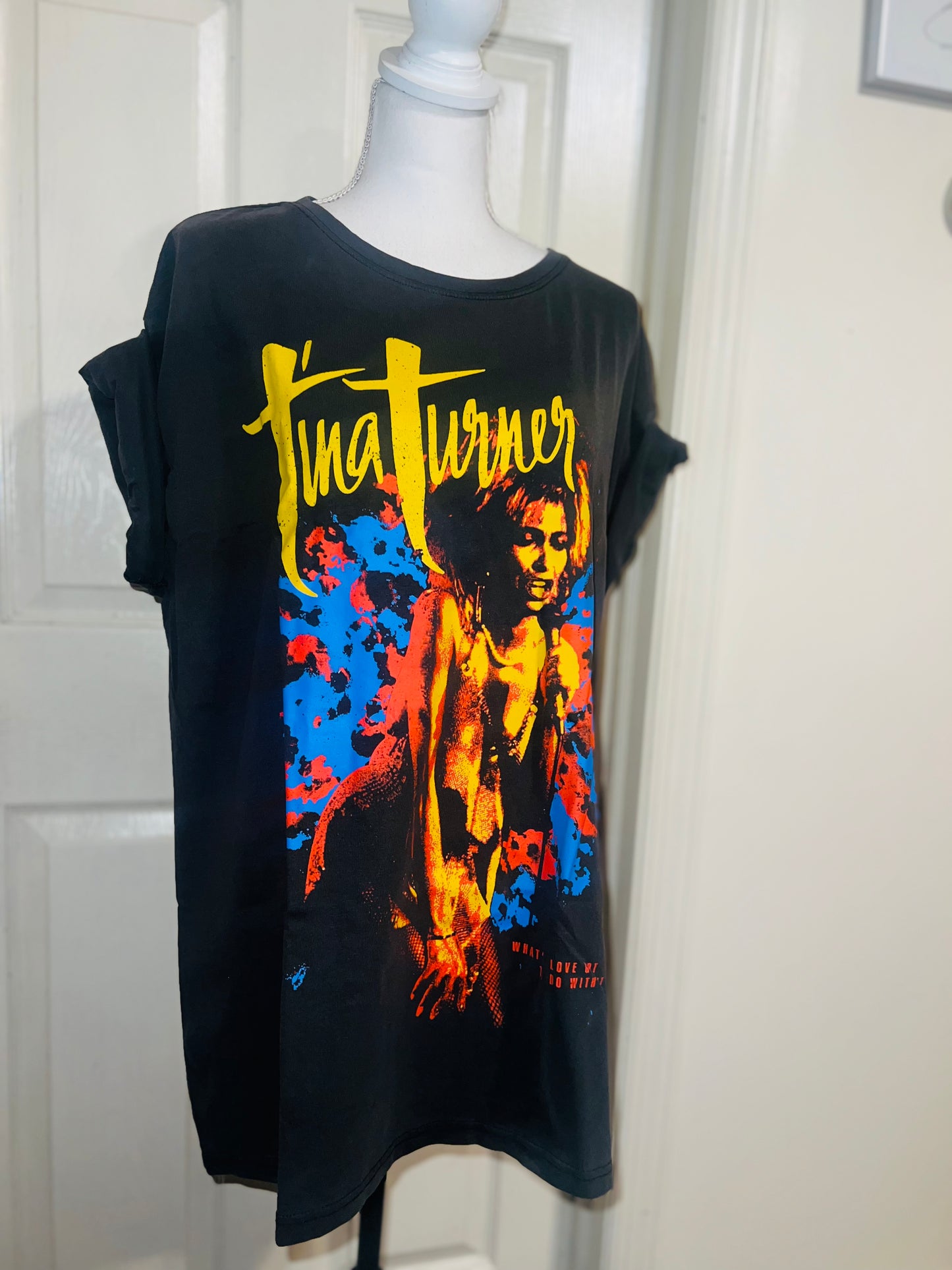Tina Turner Oversized Distressed Tee