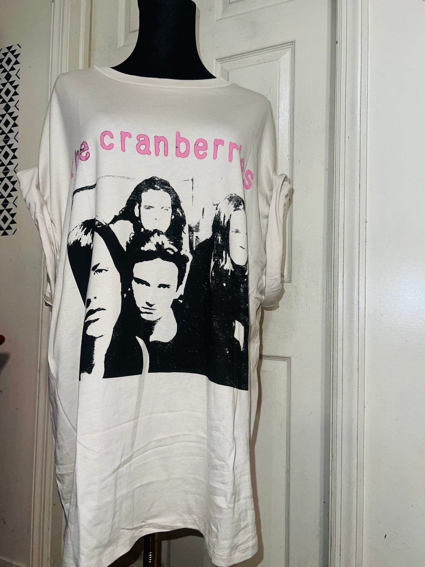 The Cranberries Oversized Distressed Tee