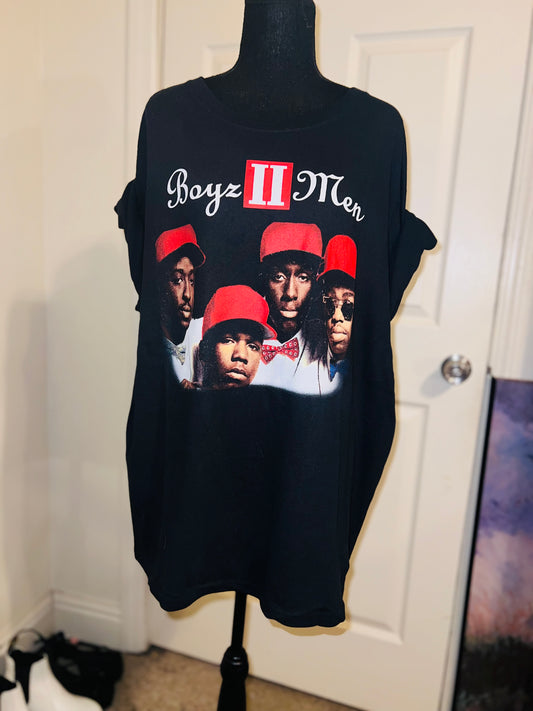 Boyz II Men Oversized Distressed Tee