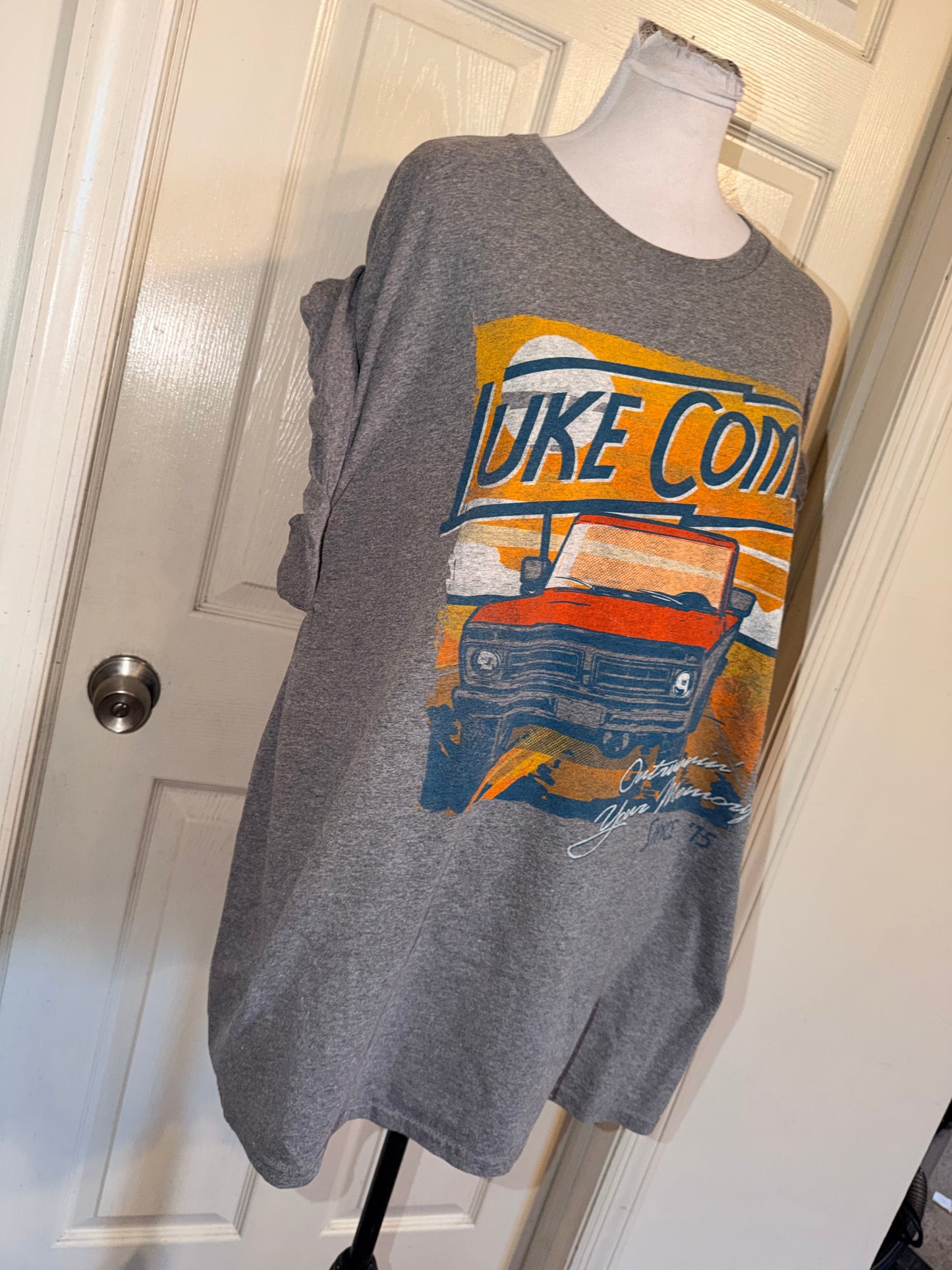 Luke Combs Oversized Distressed Tee