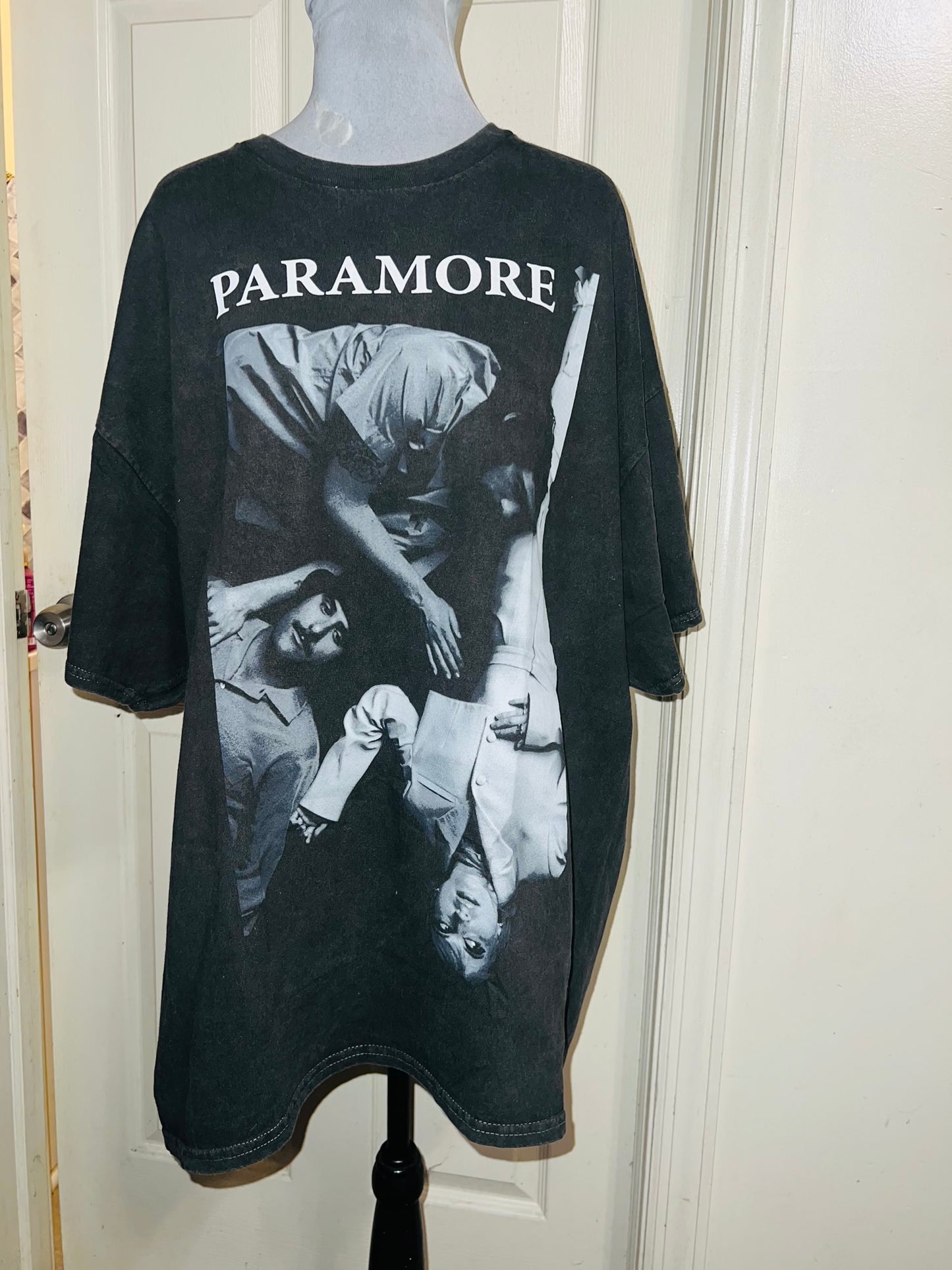 Paramore Oversized Distressed Tee