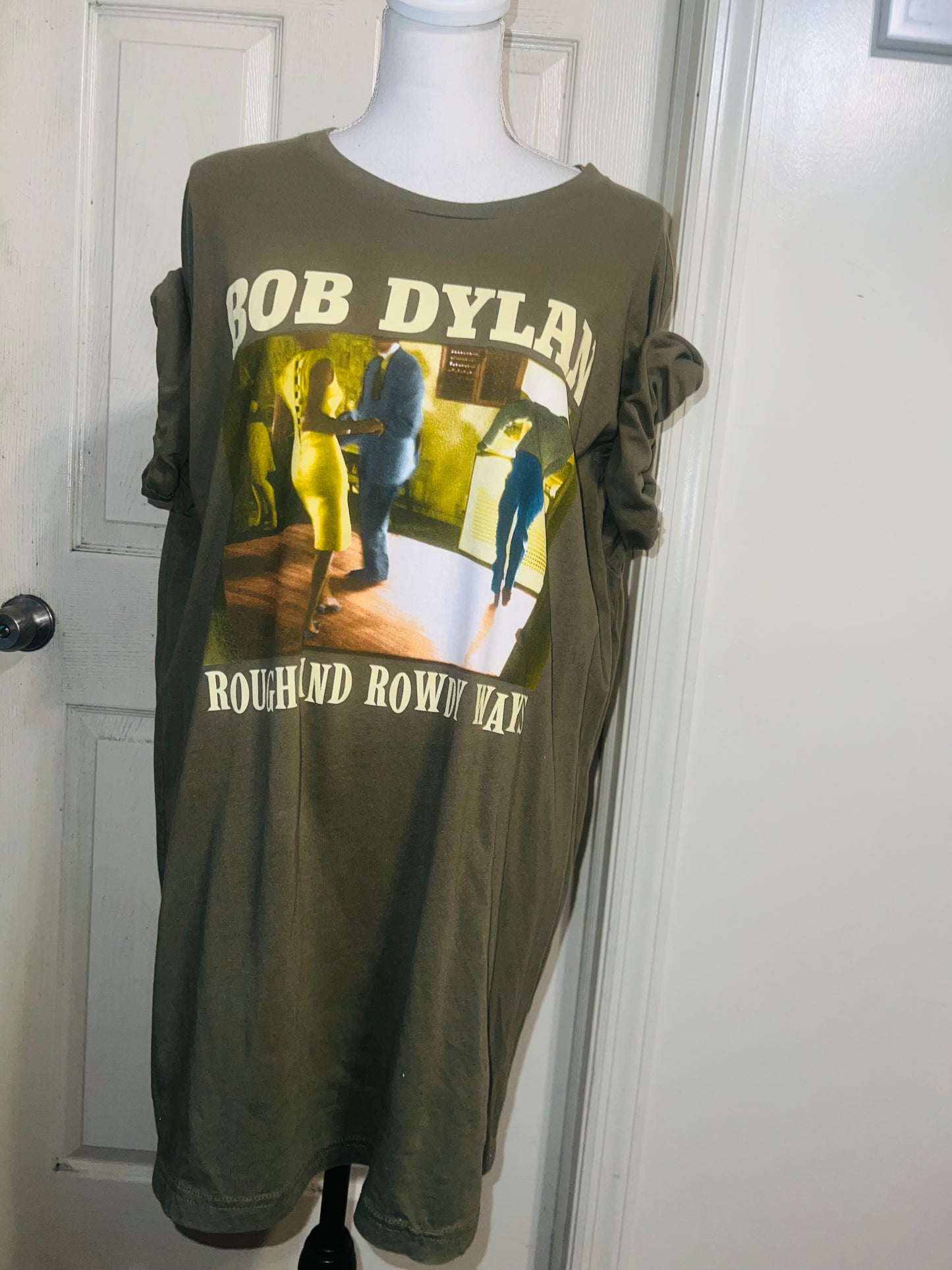 Bob Dylan Double Sided Vintage Oversized Distressed Tee