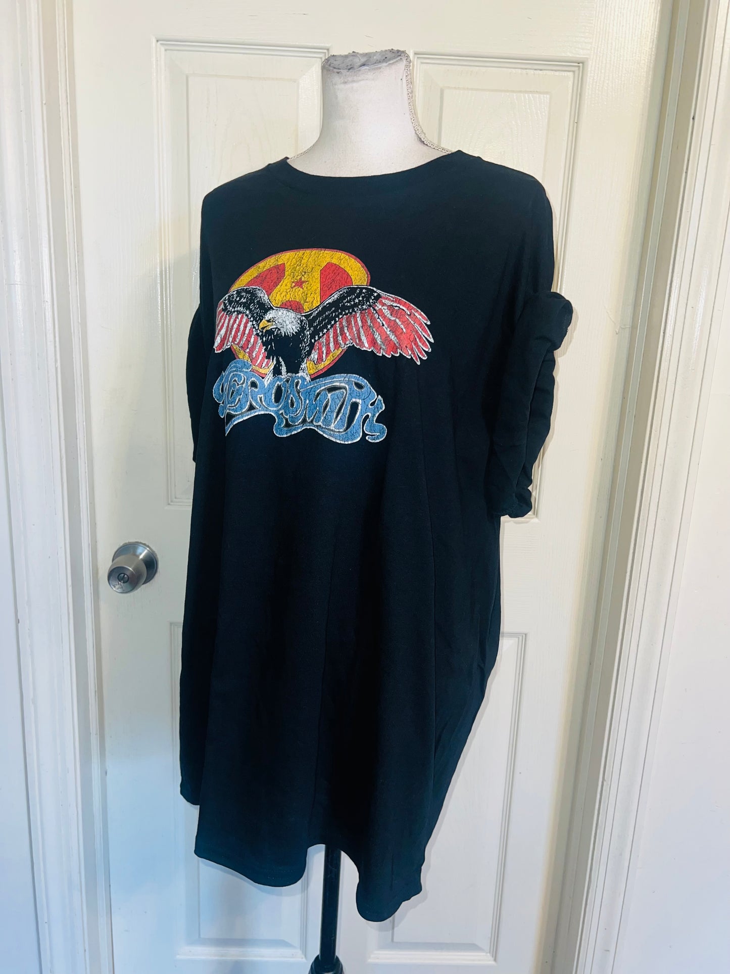 Aerosmith Oversized Distressed Tee