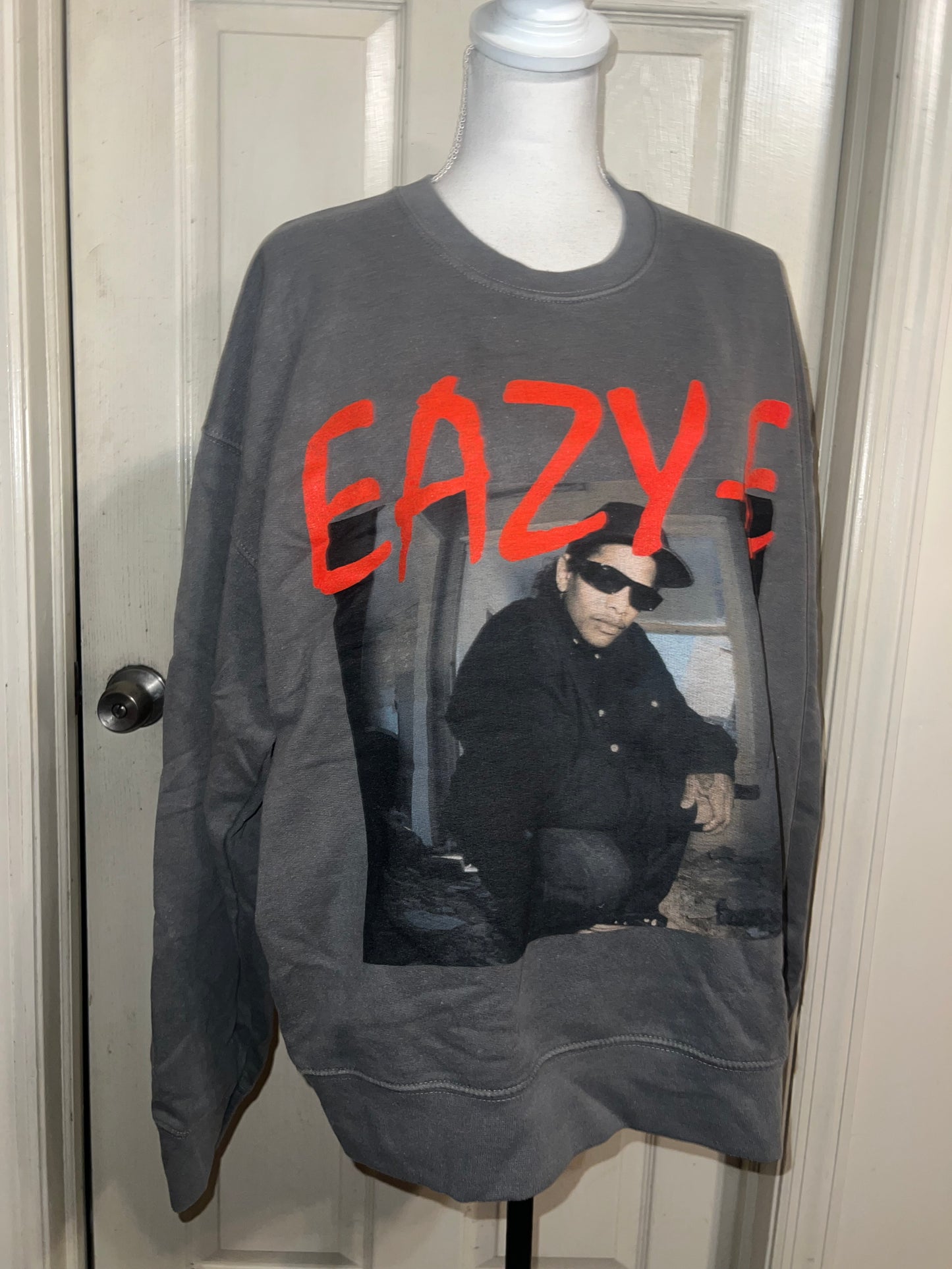 Eazy-E Oversized Distressed Sweatshirt