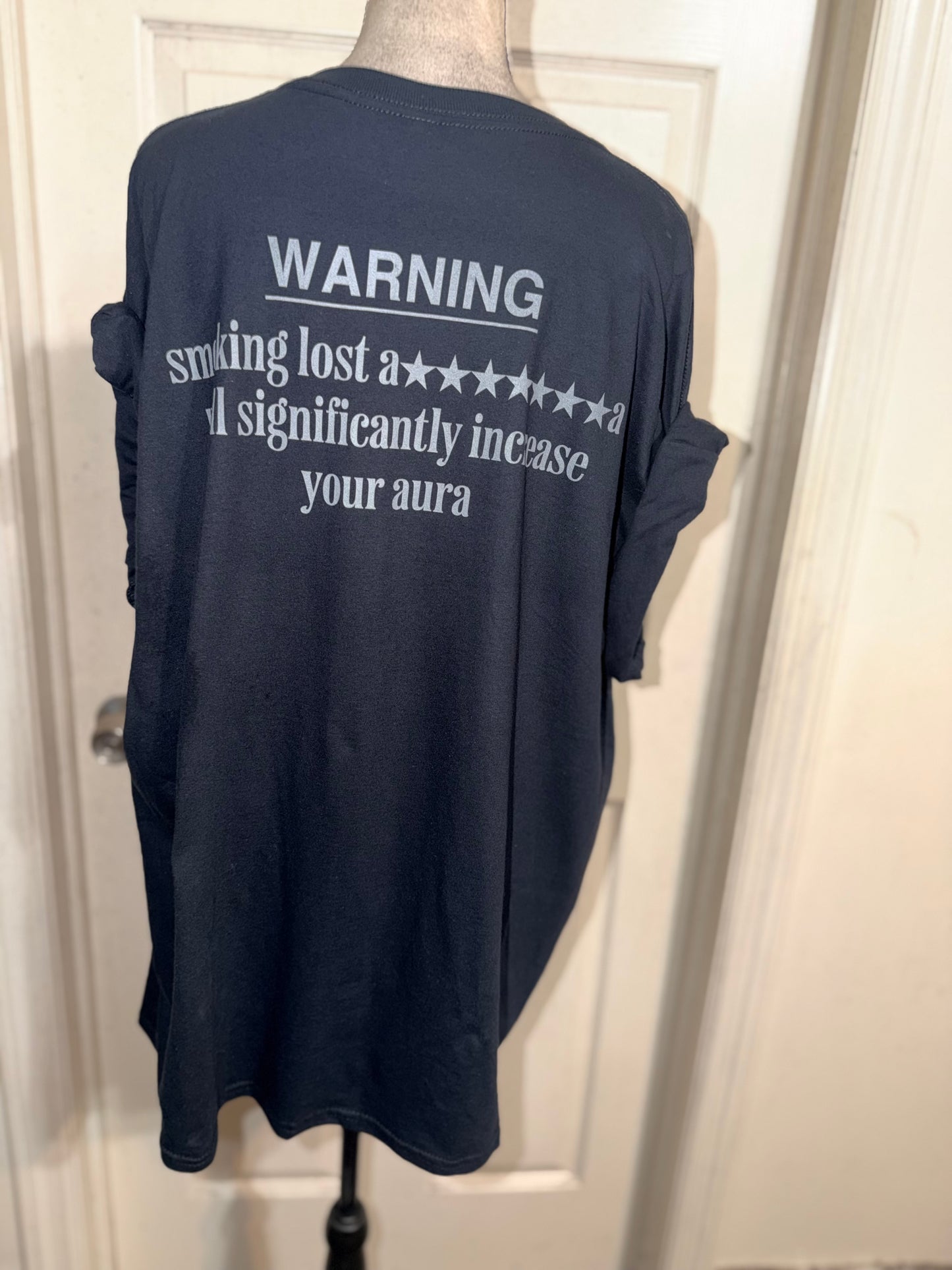 Machine Gun Kelly Double Sided Oversized Distressed Tee