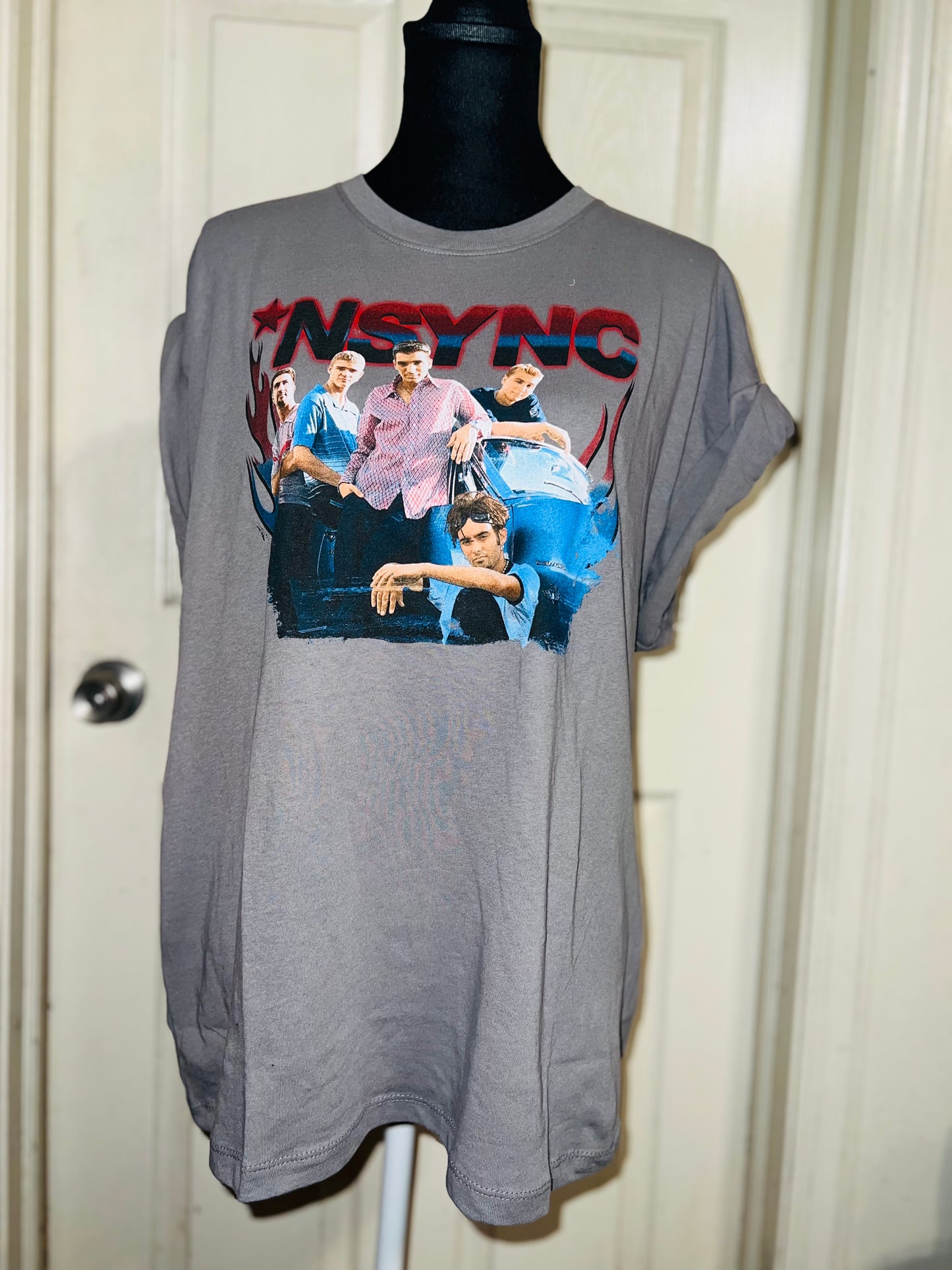 NSYNC Oversized Distressed Tee