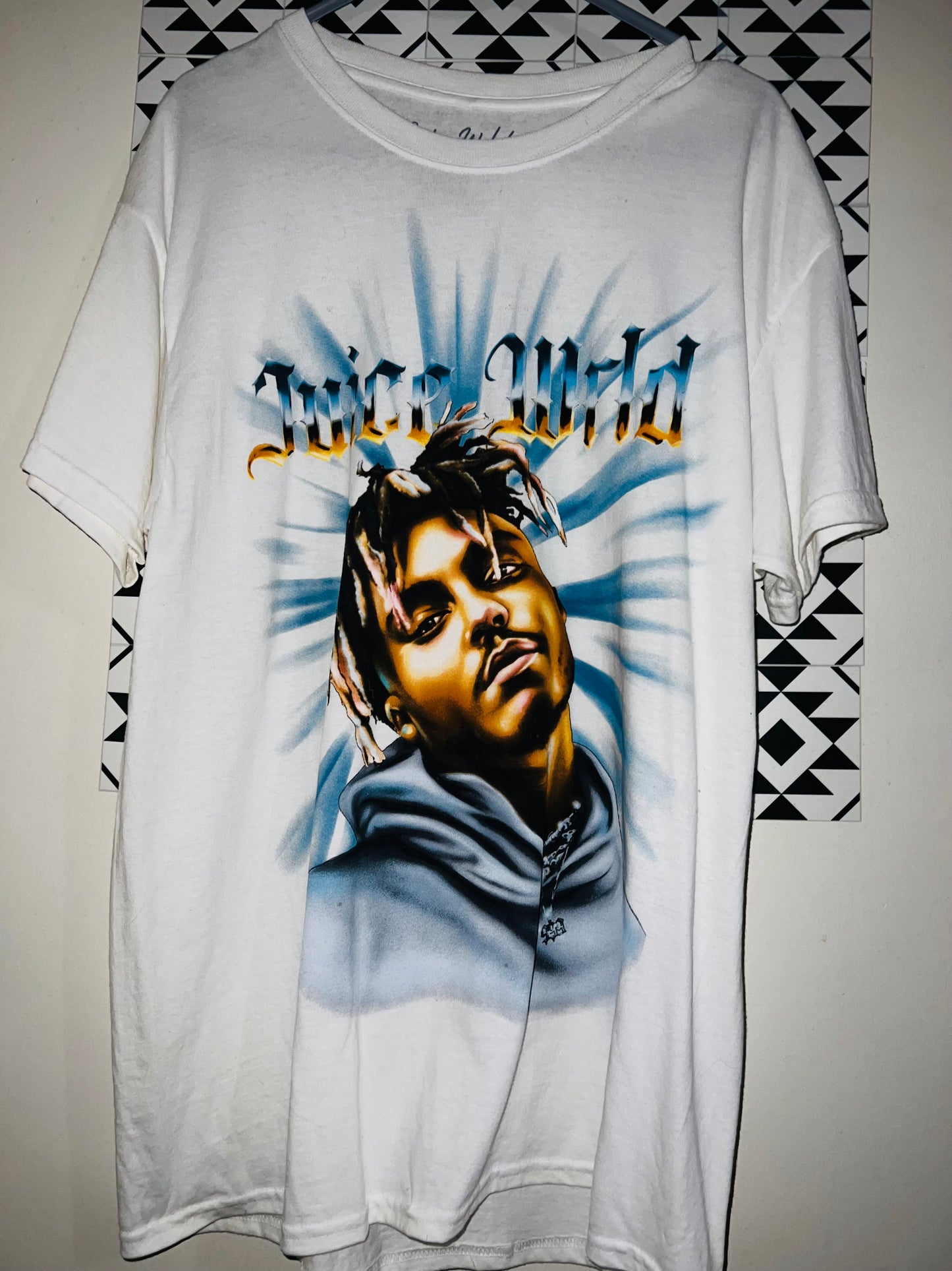 Juice Wrld Oversized Distressed Tee