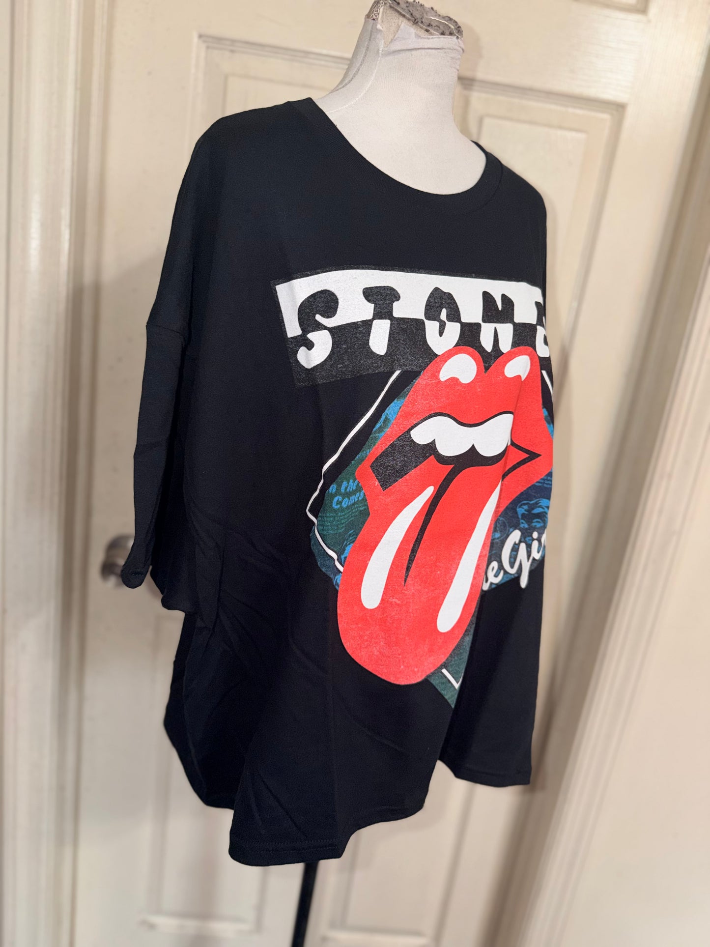 The Rolling Stones Oversized Distressed Tee