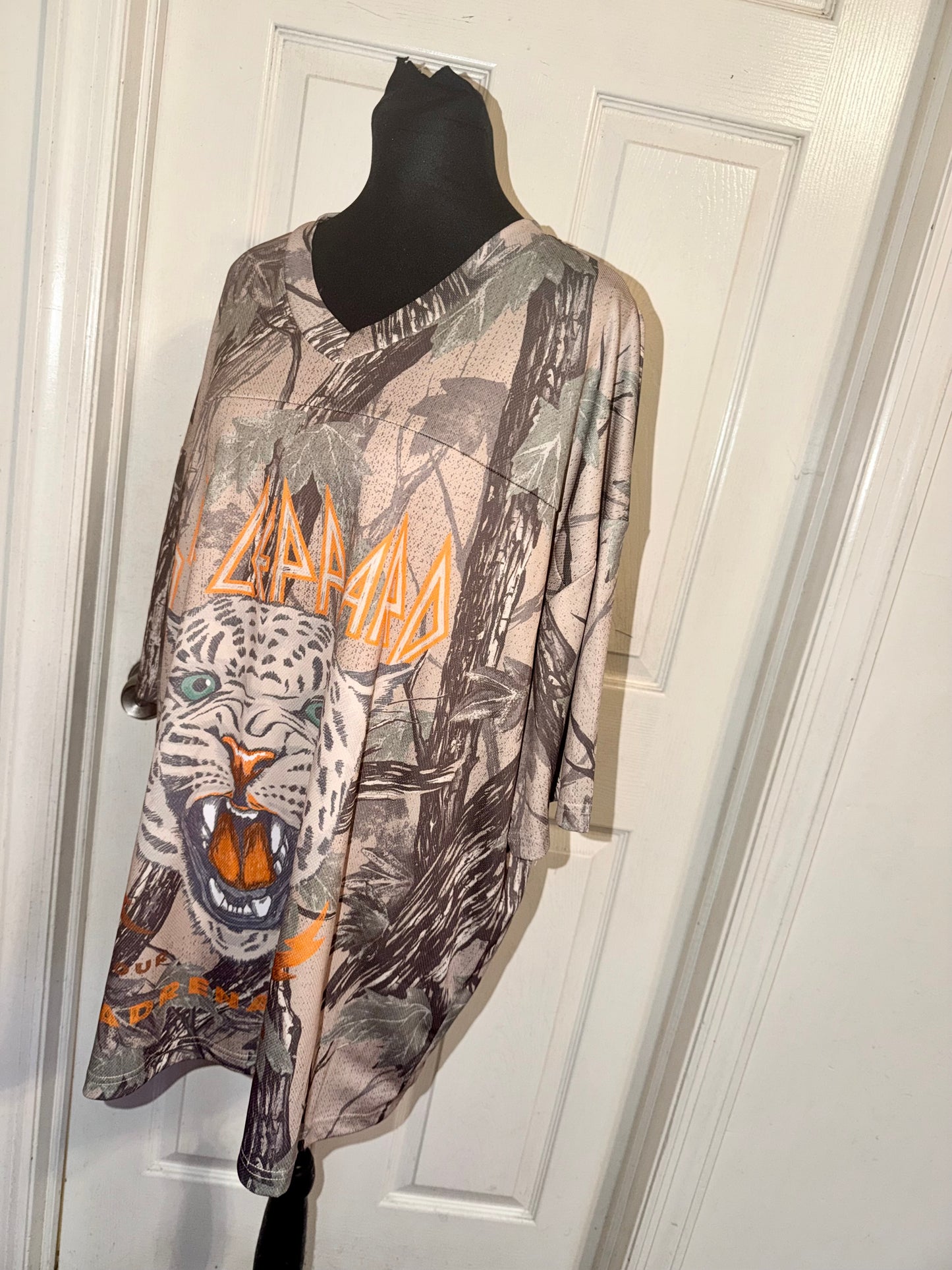 Def Leppard Double Sided Oversized Jersey Tee