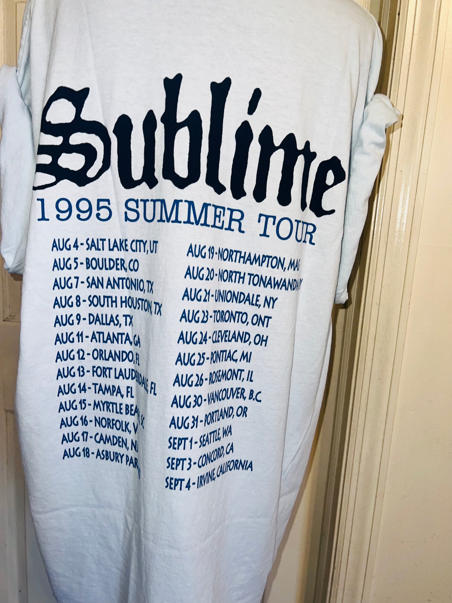 Sublime Double Sided Oversized Distressed Tee