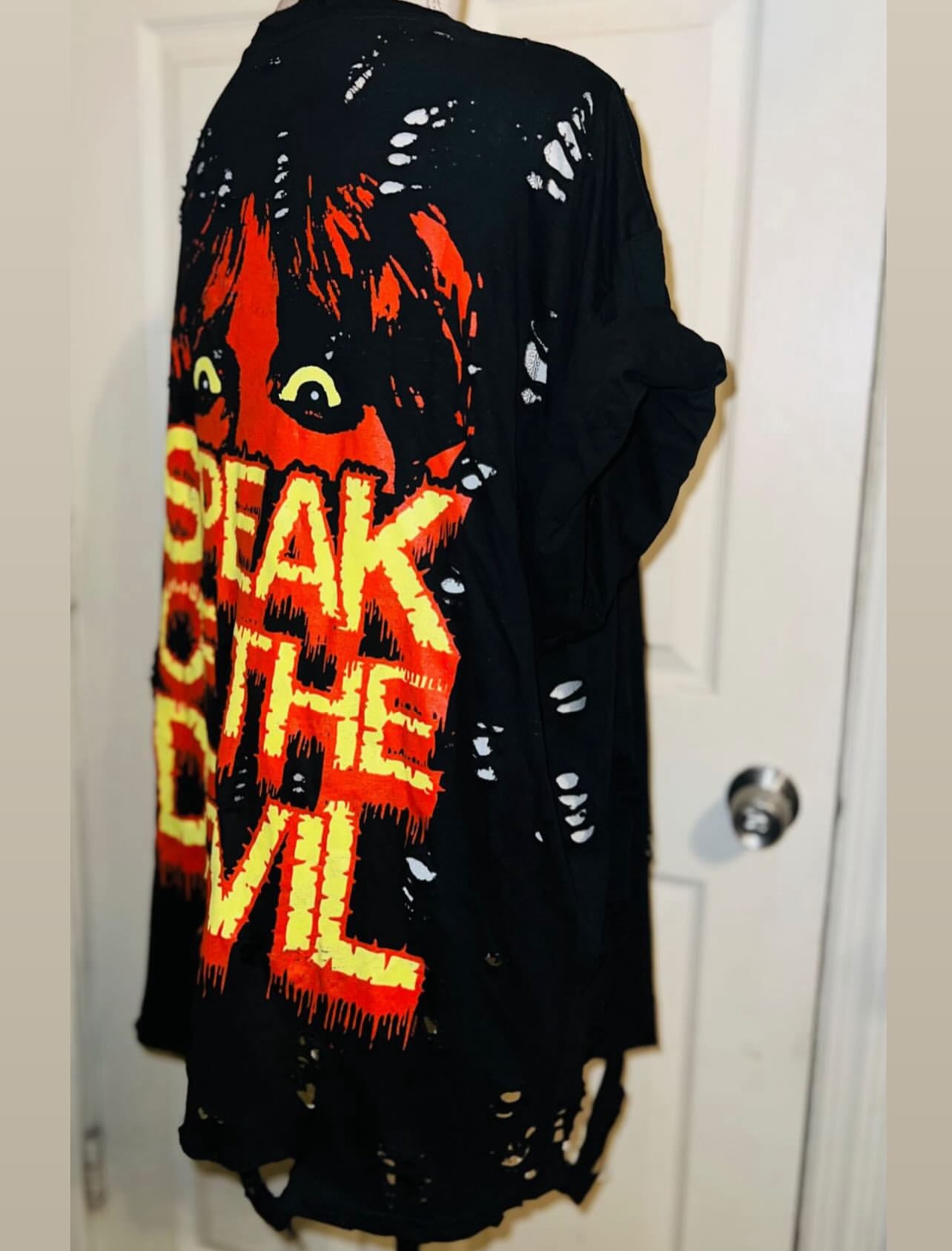 Ozzy Osbourne Double Sided Oversized Distressed Tee