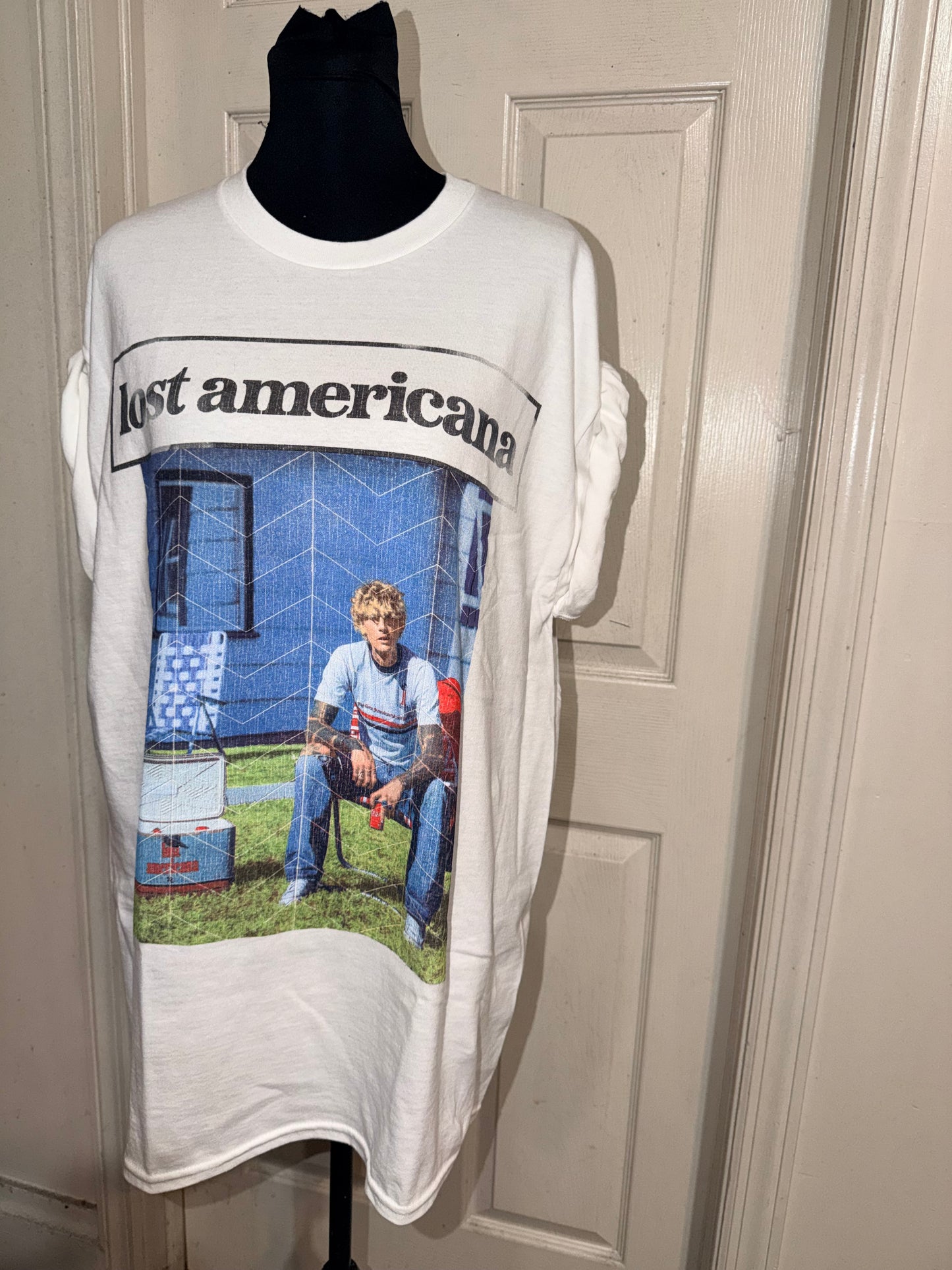 Machine Gun Kelly Oversized Distressed Tee