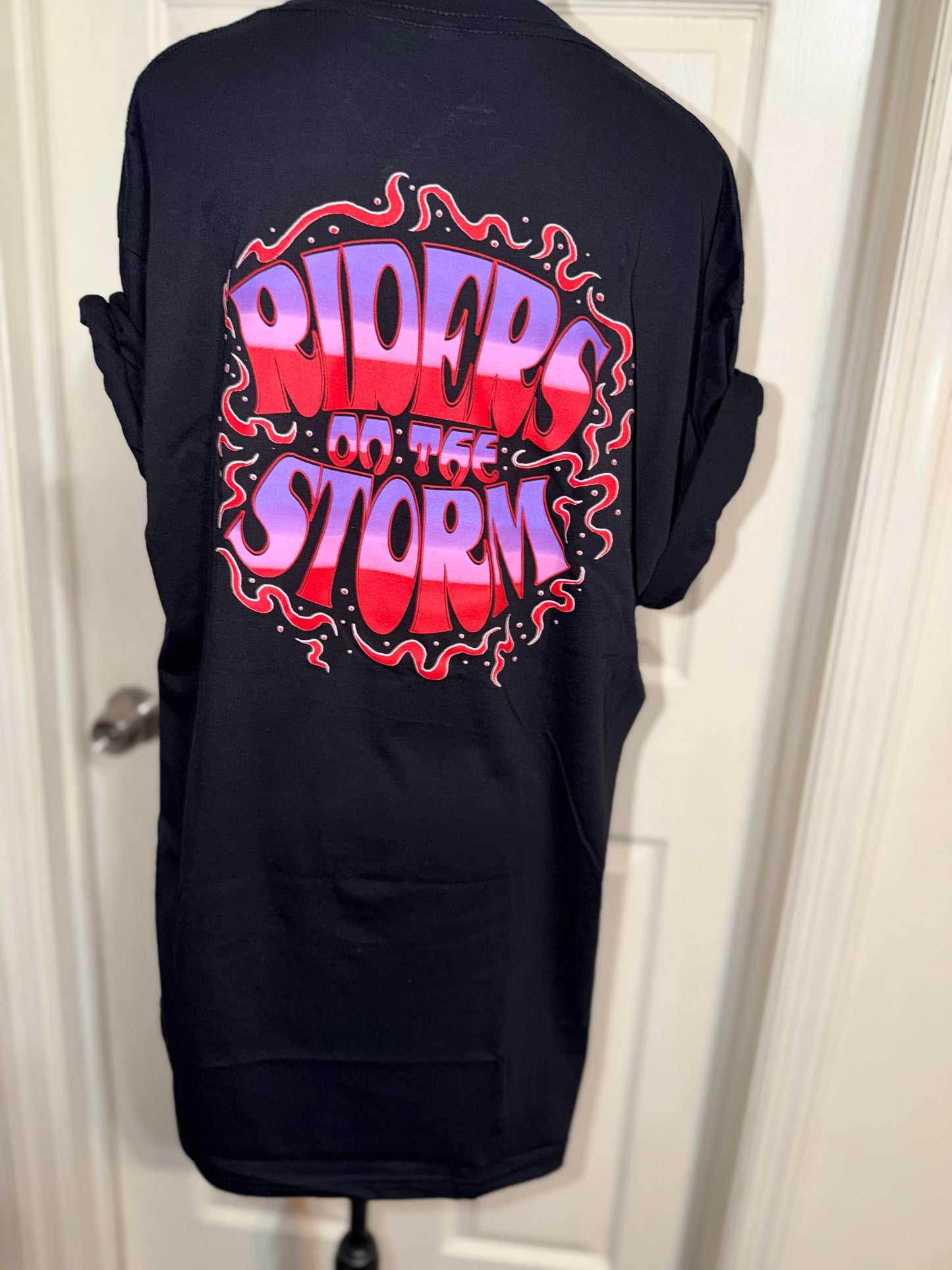 The Doors Double Sided Oversized Distressed Tee