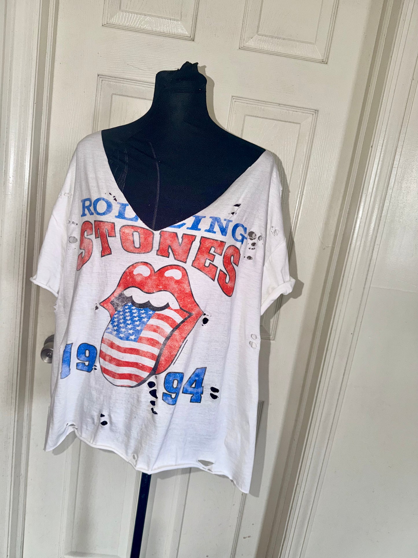 The Rolling Stones Open Back Bow Tee (as is)