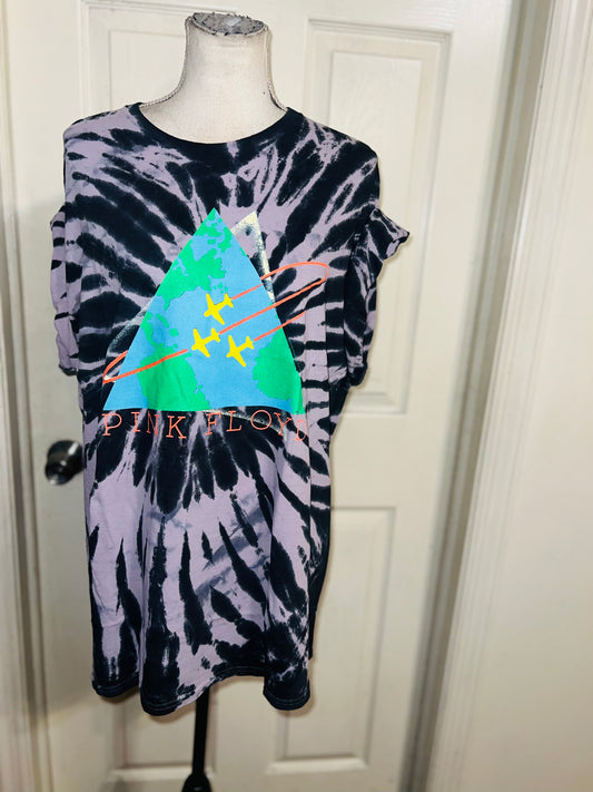 Pink Floyd Double Sided Oversized Distressed Tee