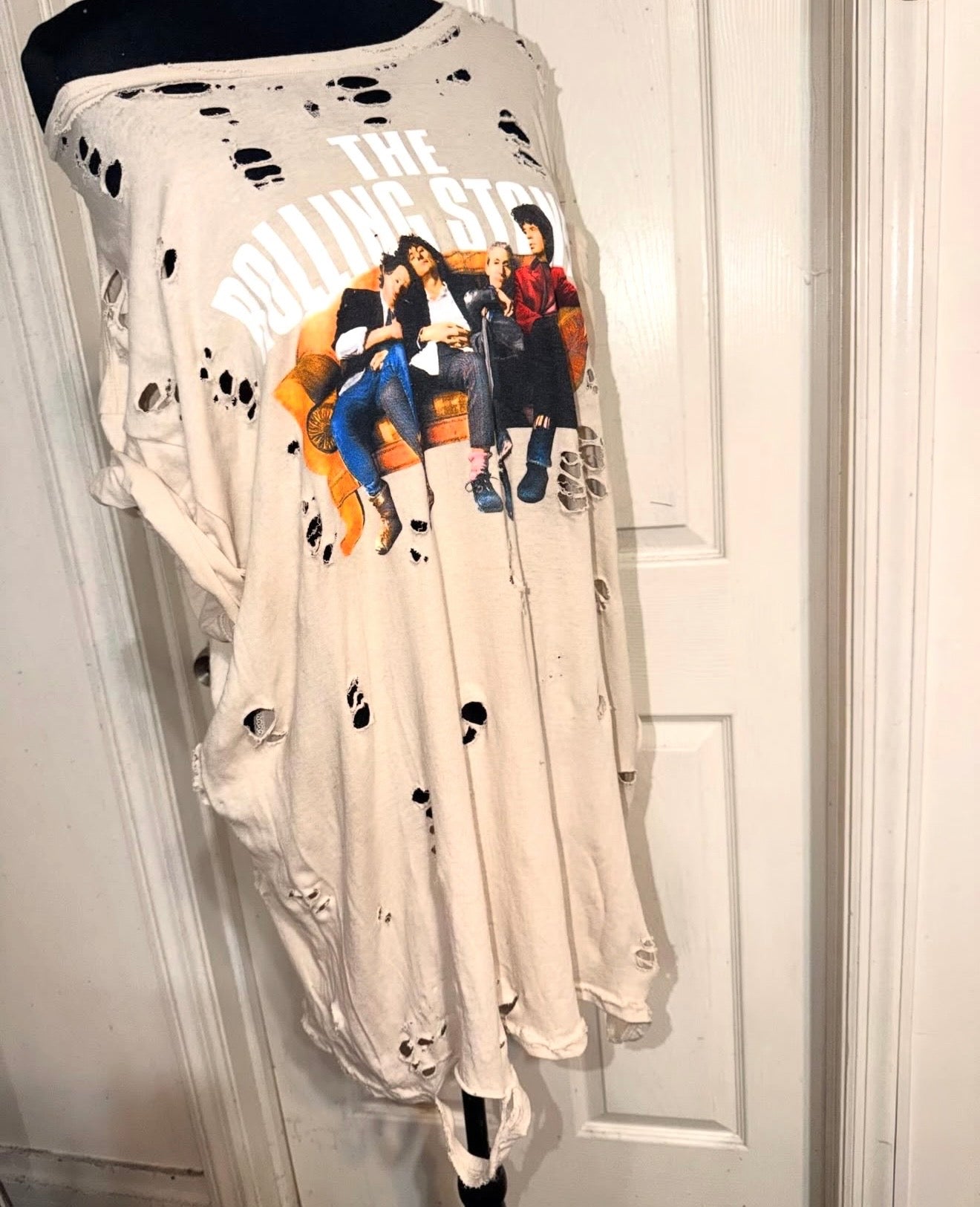 The Rolling Stones Double Sided Distressed Tee