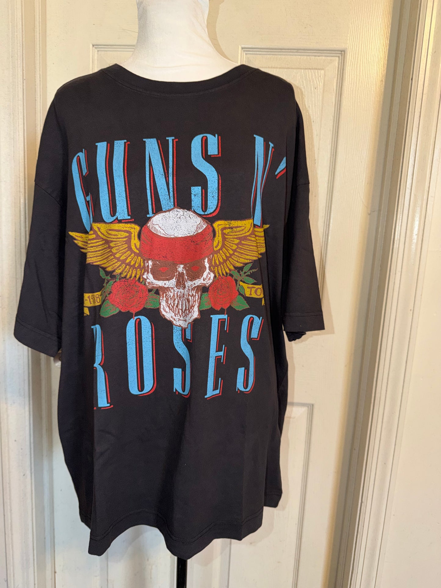 Guns N’ Roses Double Sided Oversized Distressed Tee