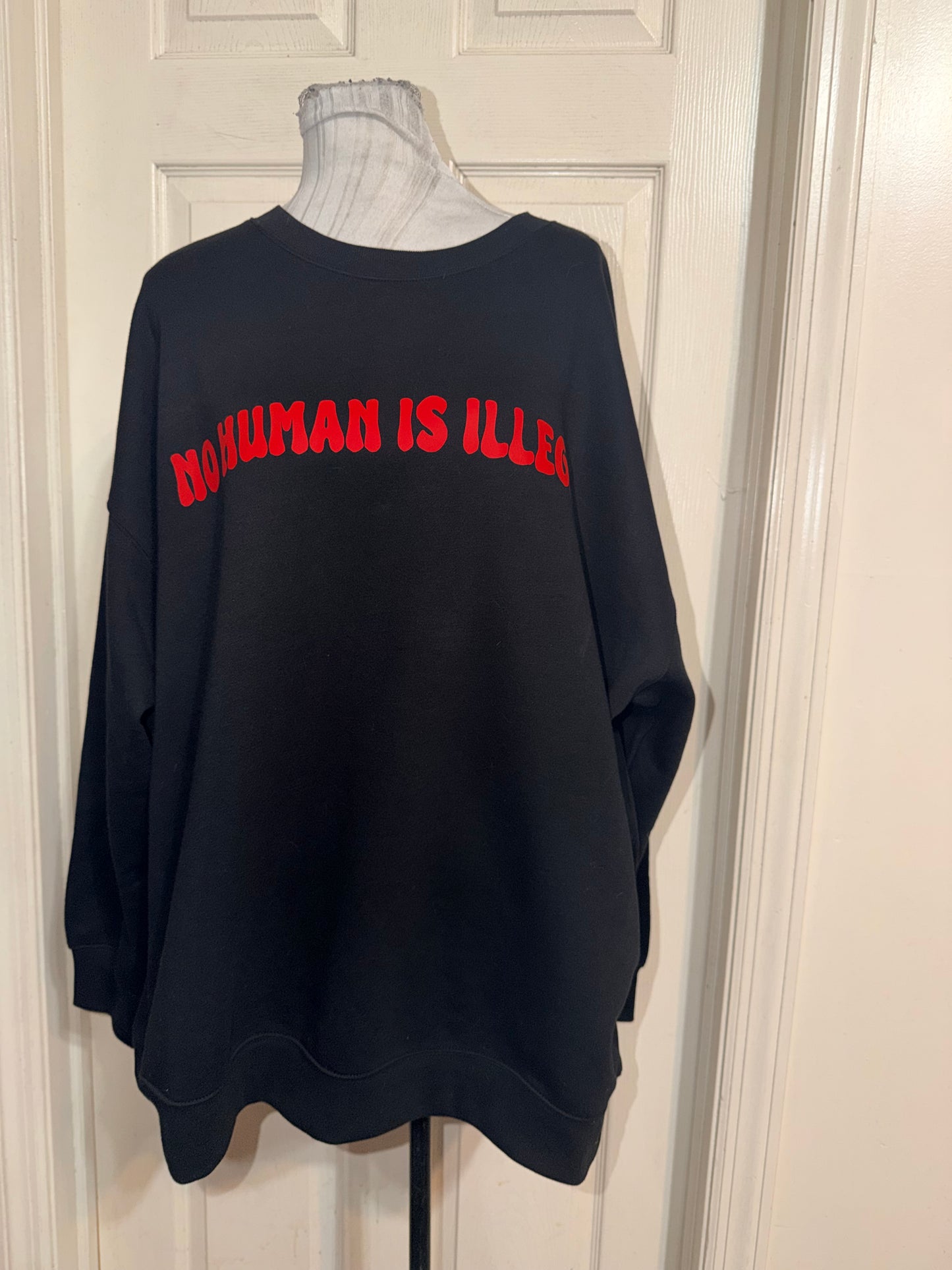 Abolish ICE Double Sided Oversized Tee or Sweatshirt