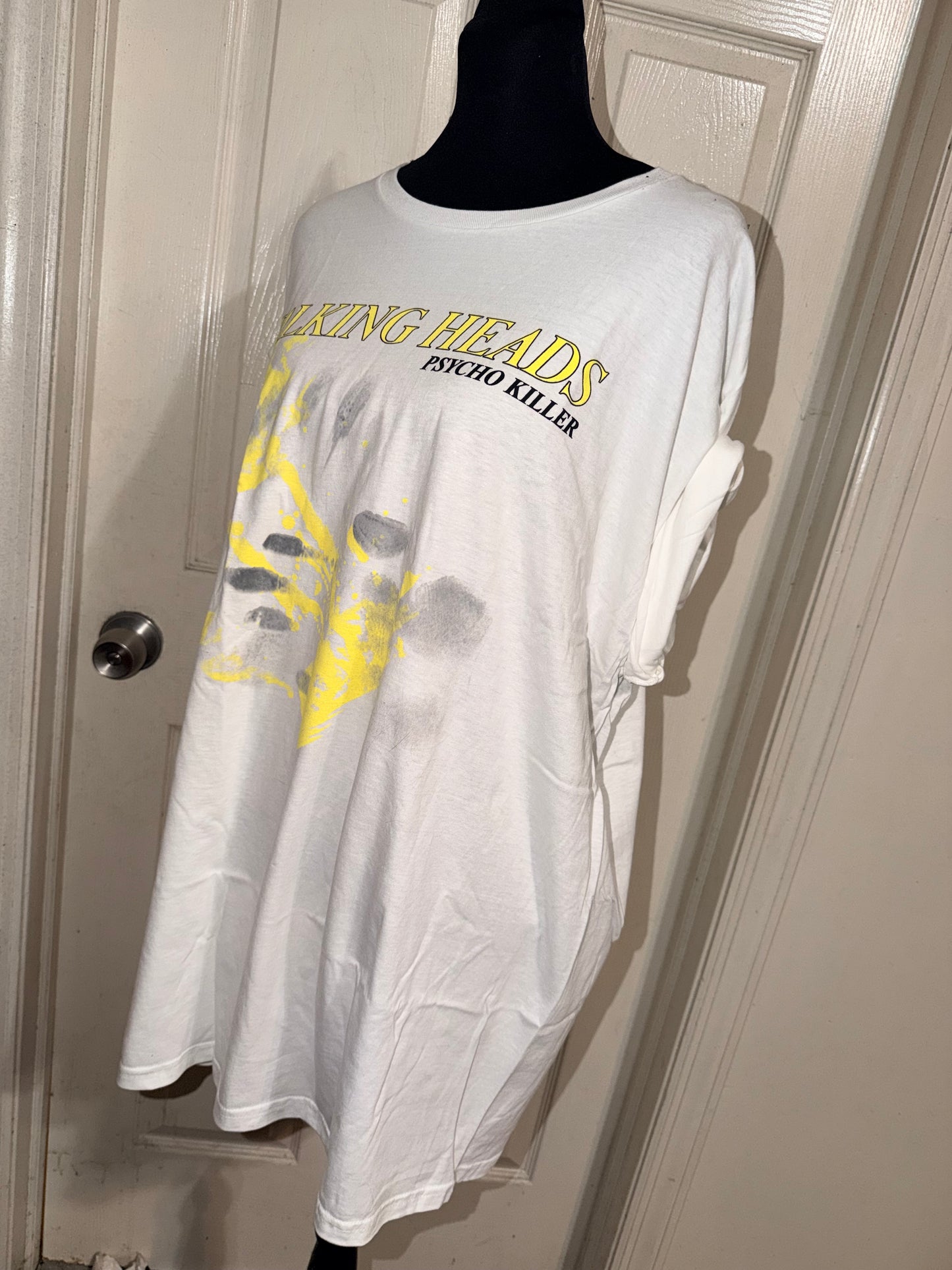 The Talking Heads Oversized Distressed Tee