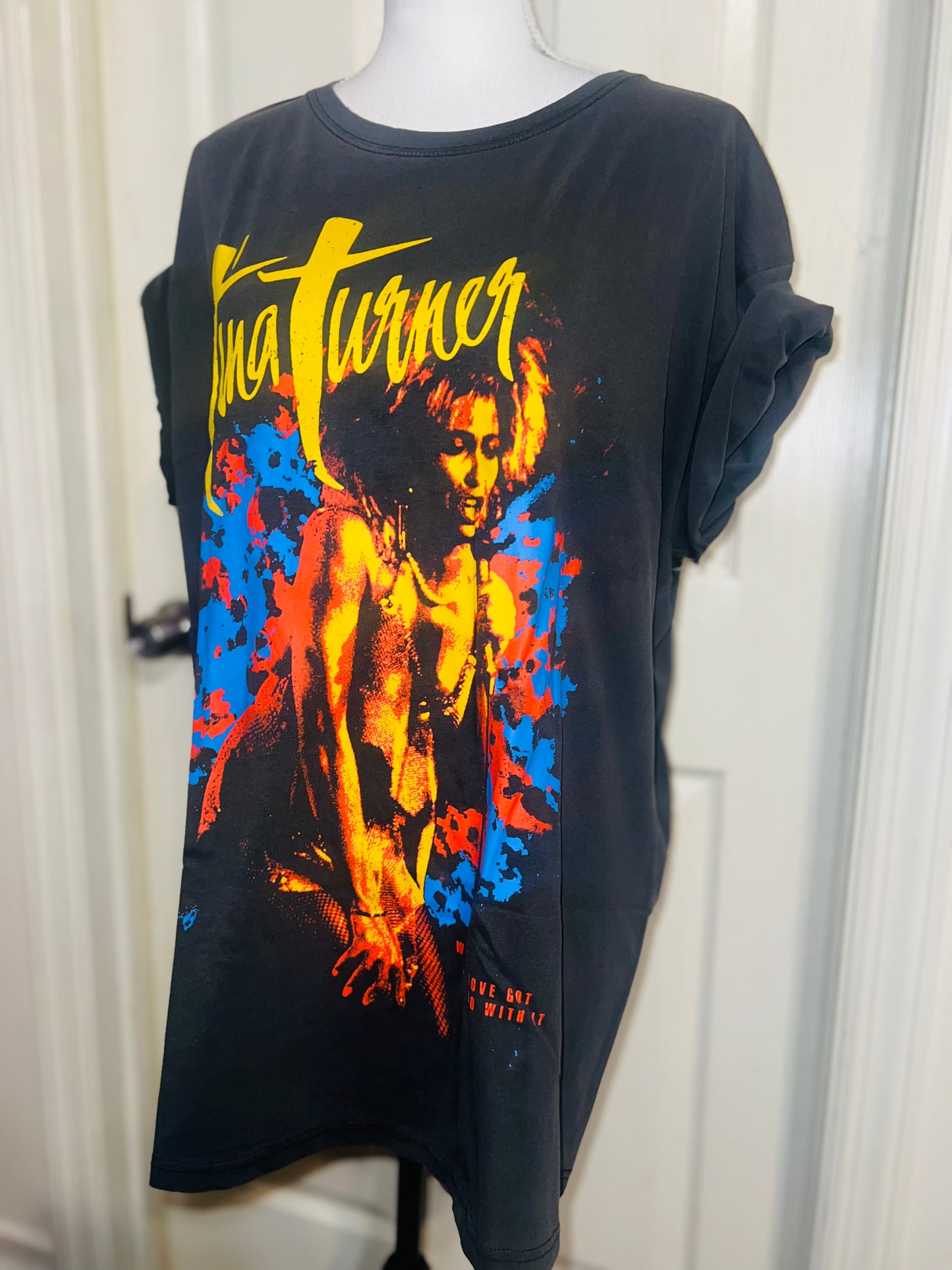 Tina Turner Oversized Distressed Tee