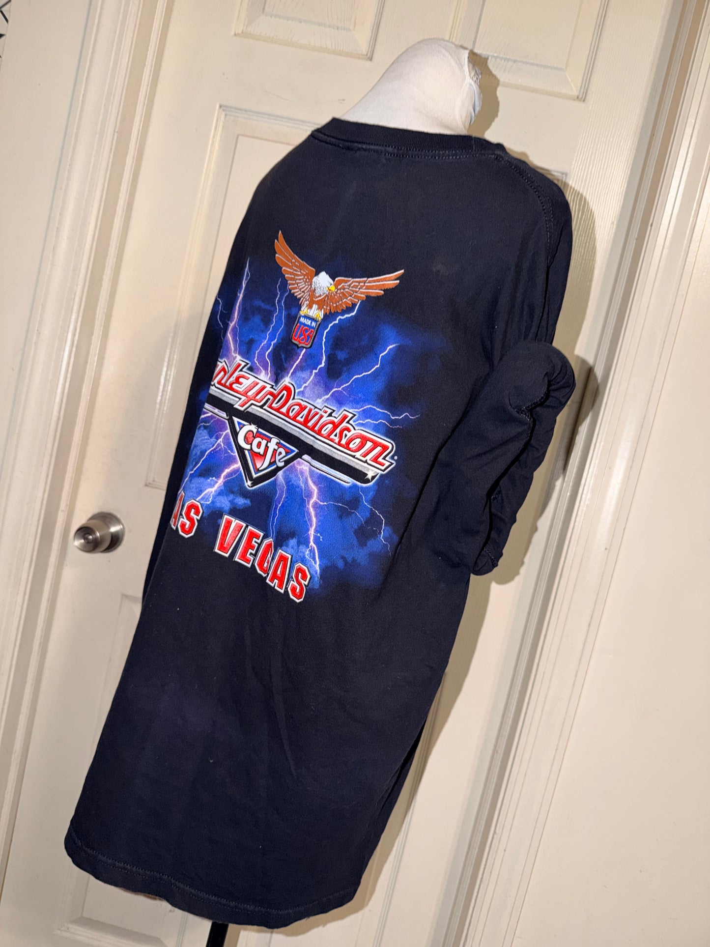 Harley Davidson Vintage Double Sided Oversized Tee
