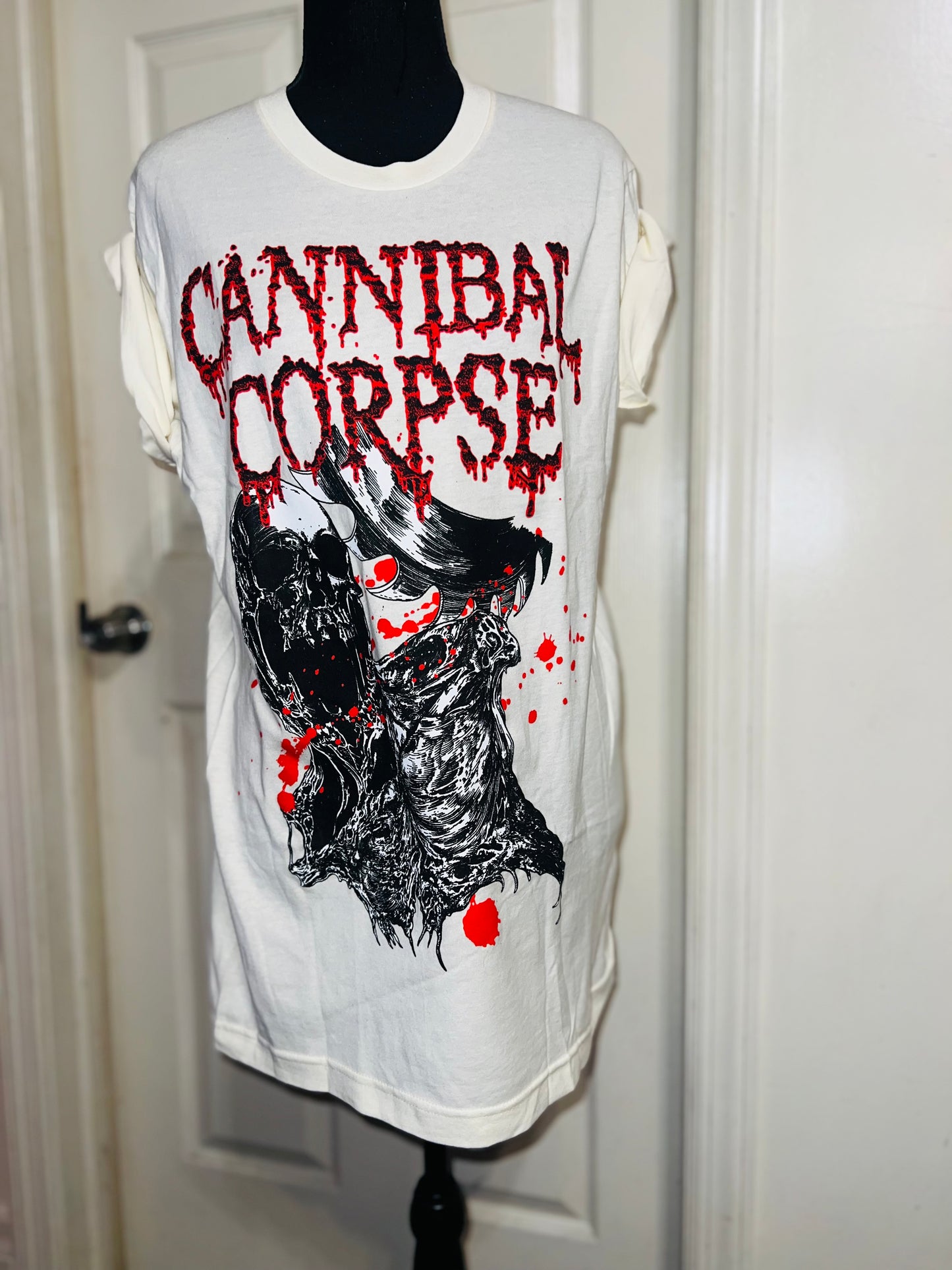 Cannibal Corpse Oversized Distressed Tee