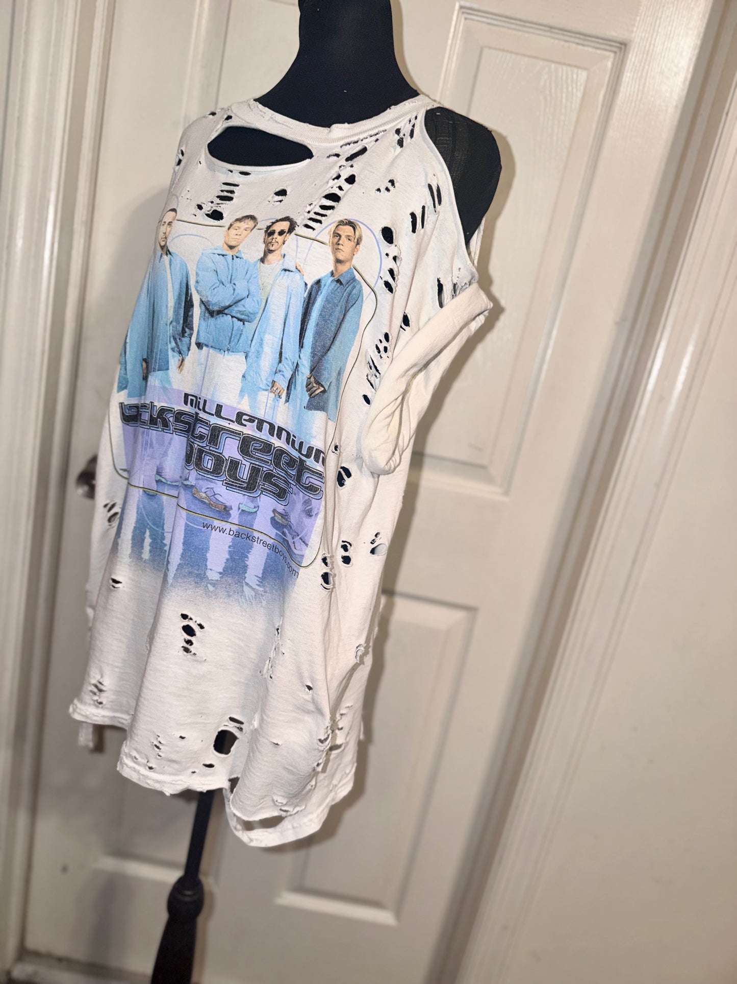 Backstreet Boys Vintage Double Sided Distressed Tee (as is)