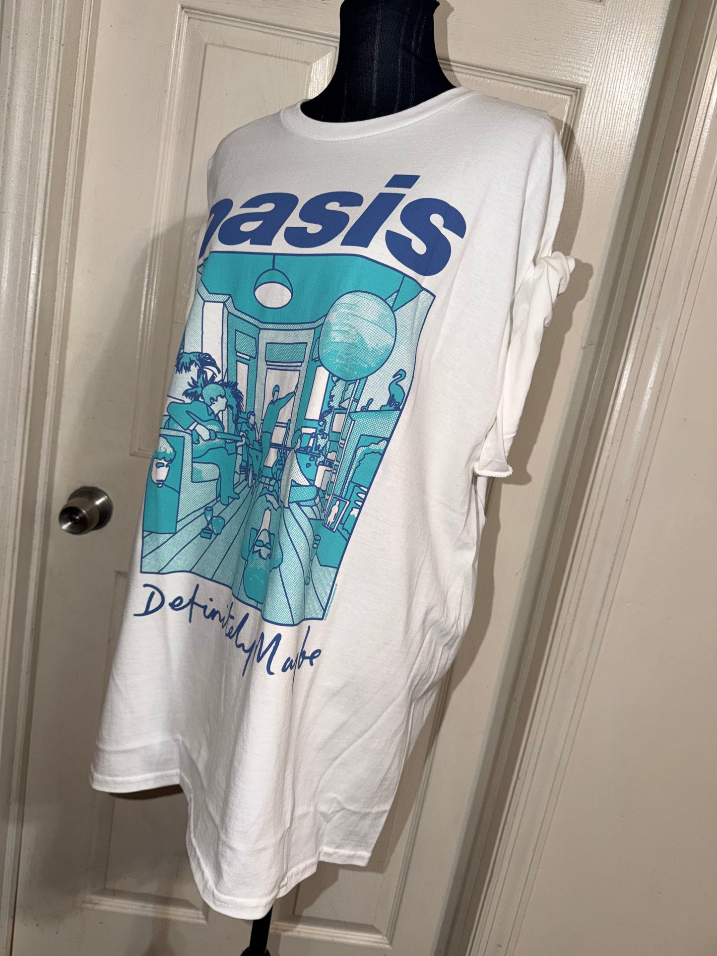 Oasis Oversized Distressed Tee
