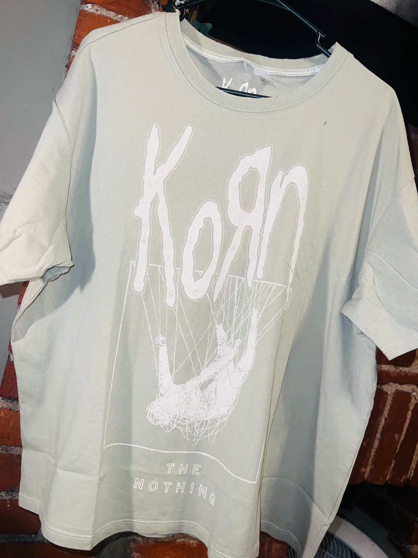 Korn Oversized Distressed Tee