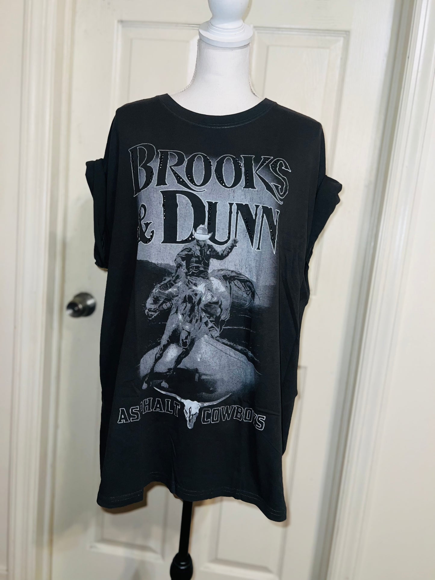 Brooks & Dunn Oversized Distressed Tee