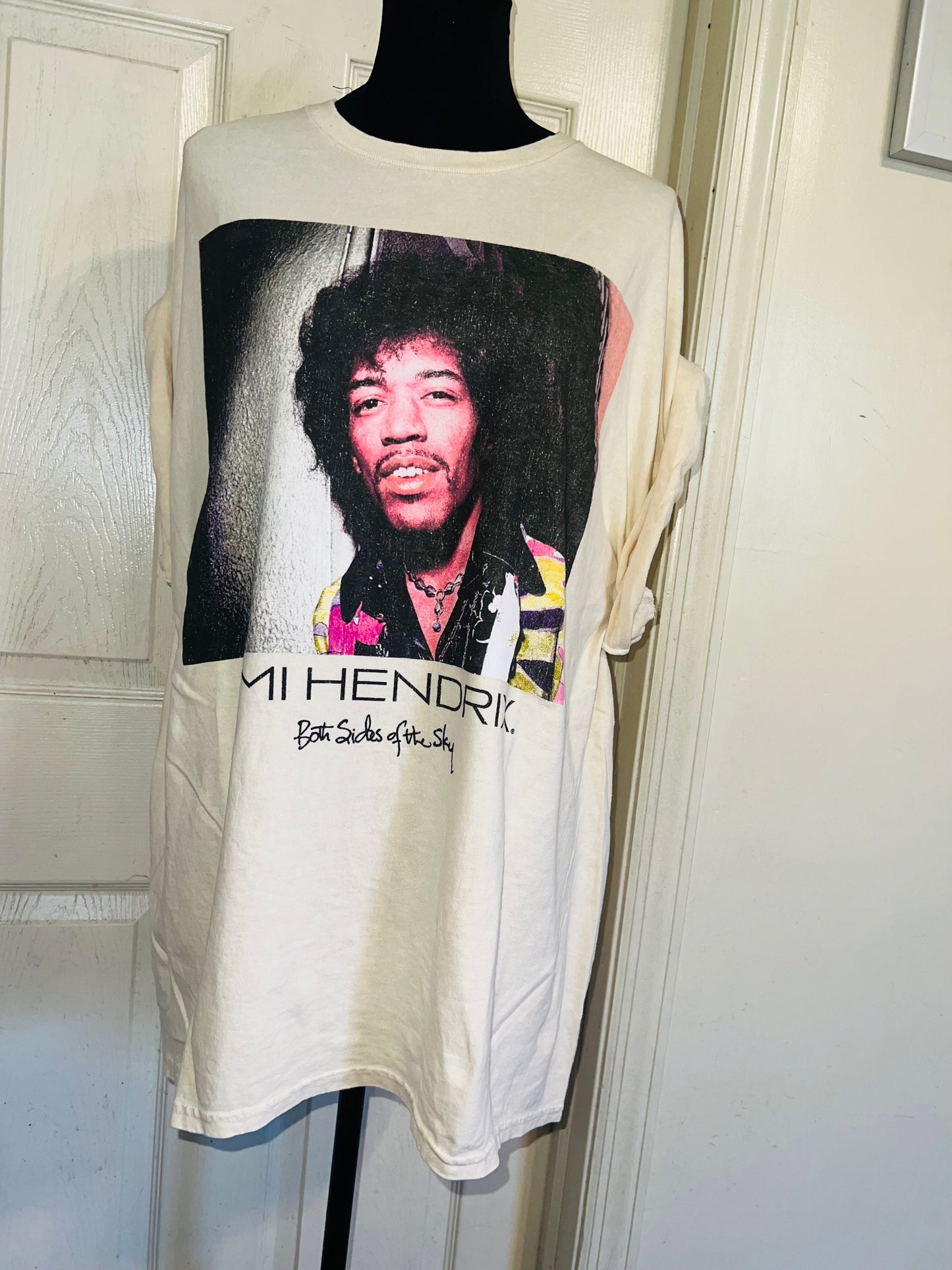 Jimi Hendrix Oversized Distressed Tee