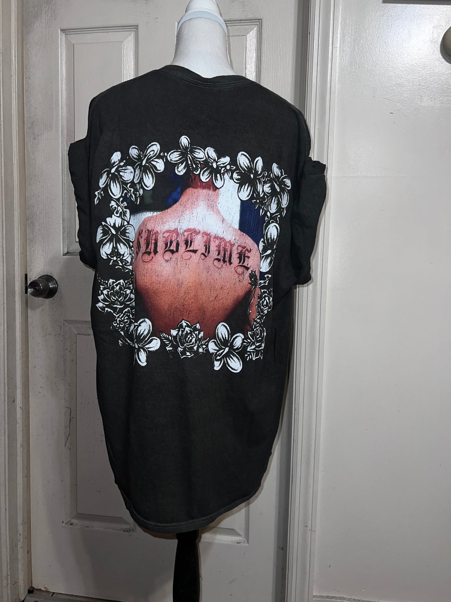 Sublime Double Sided Oversized Distressed Tee