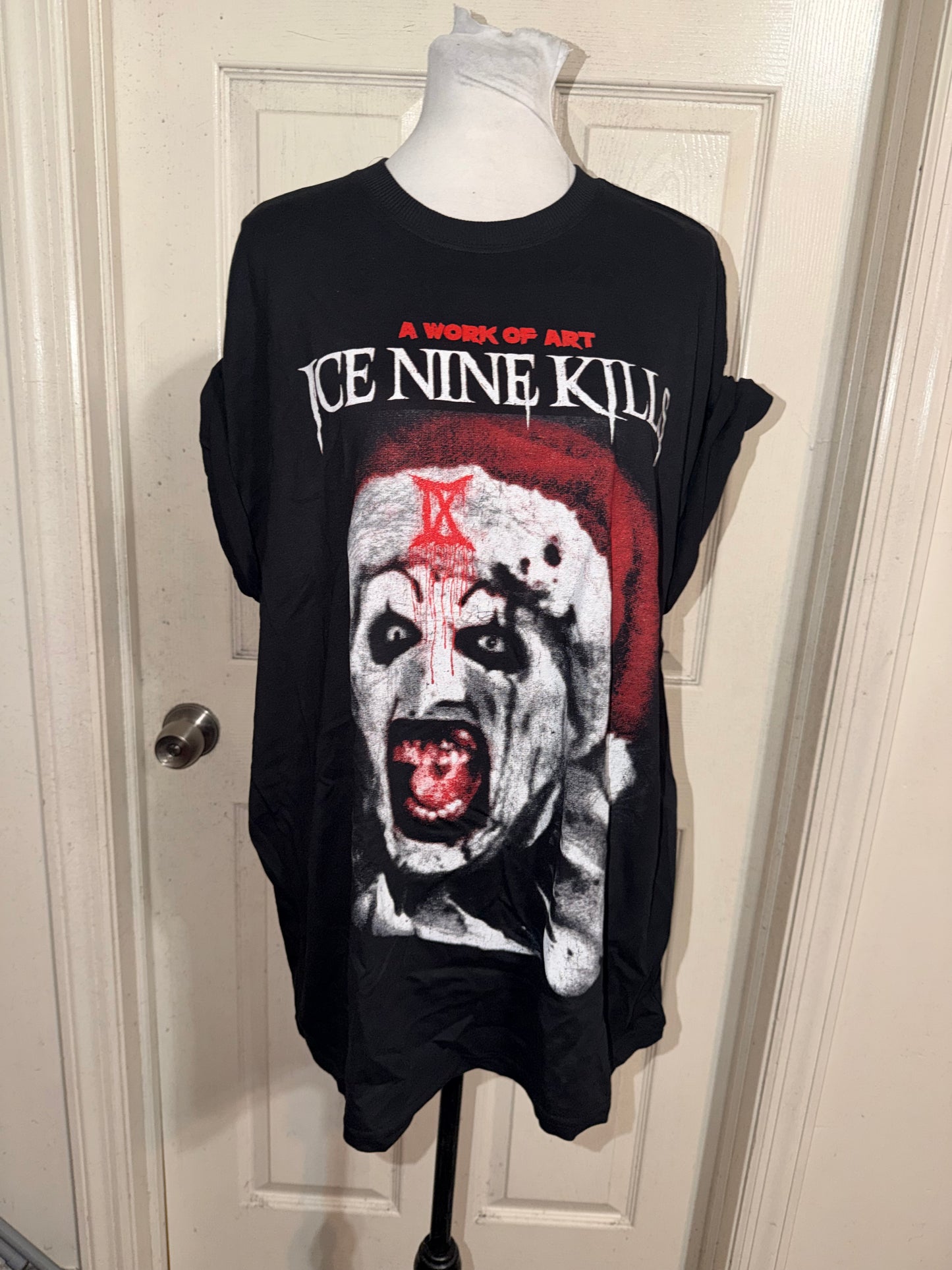 Ice Nine Kills Oversized Distressed Tee
