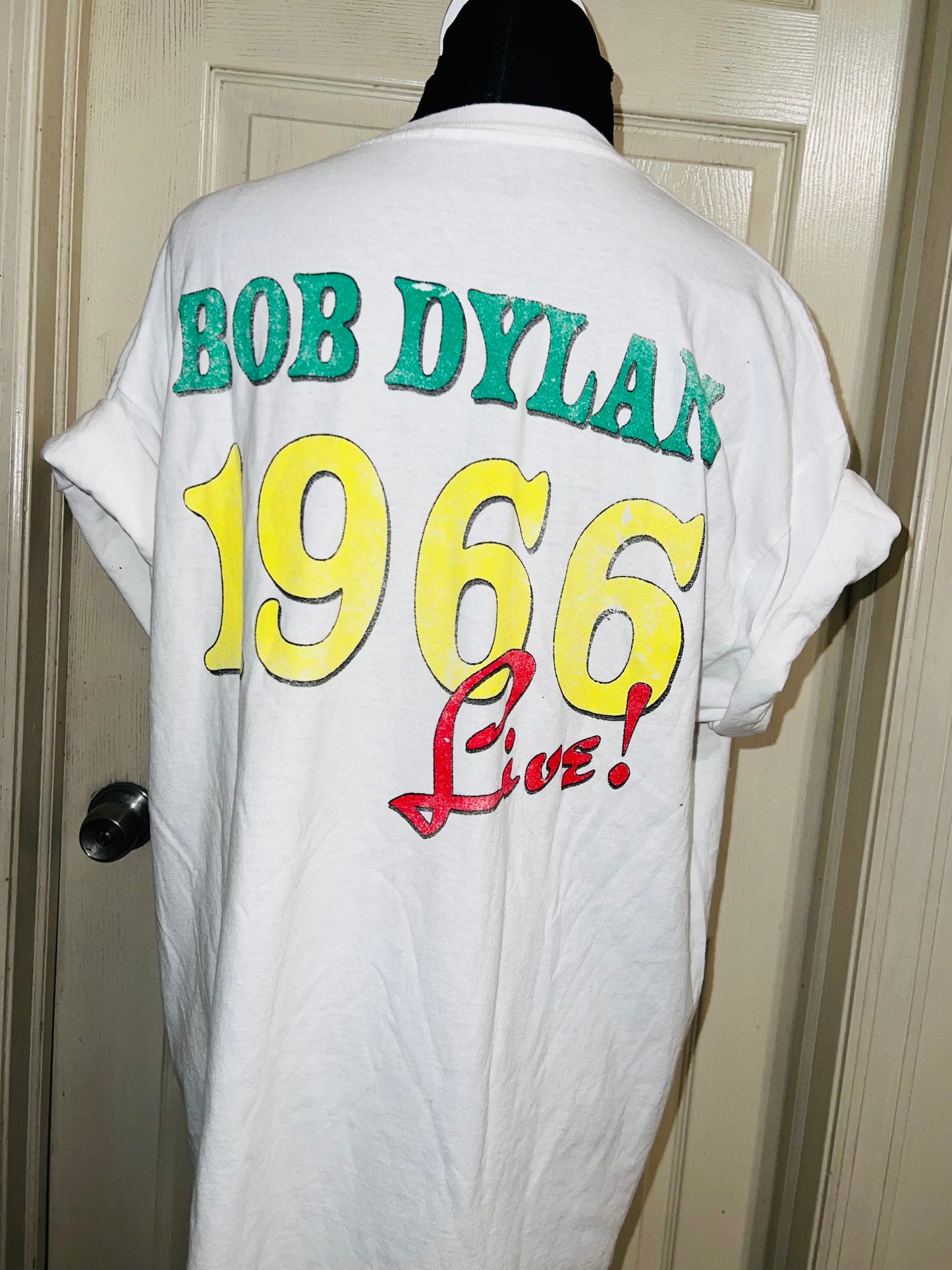 Bob Dylan Double Sided Oversized Distressed Tee