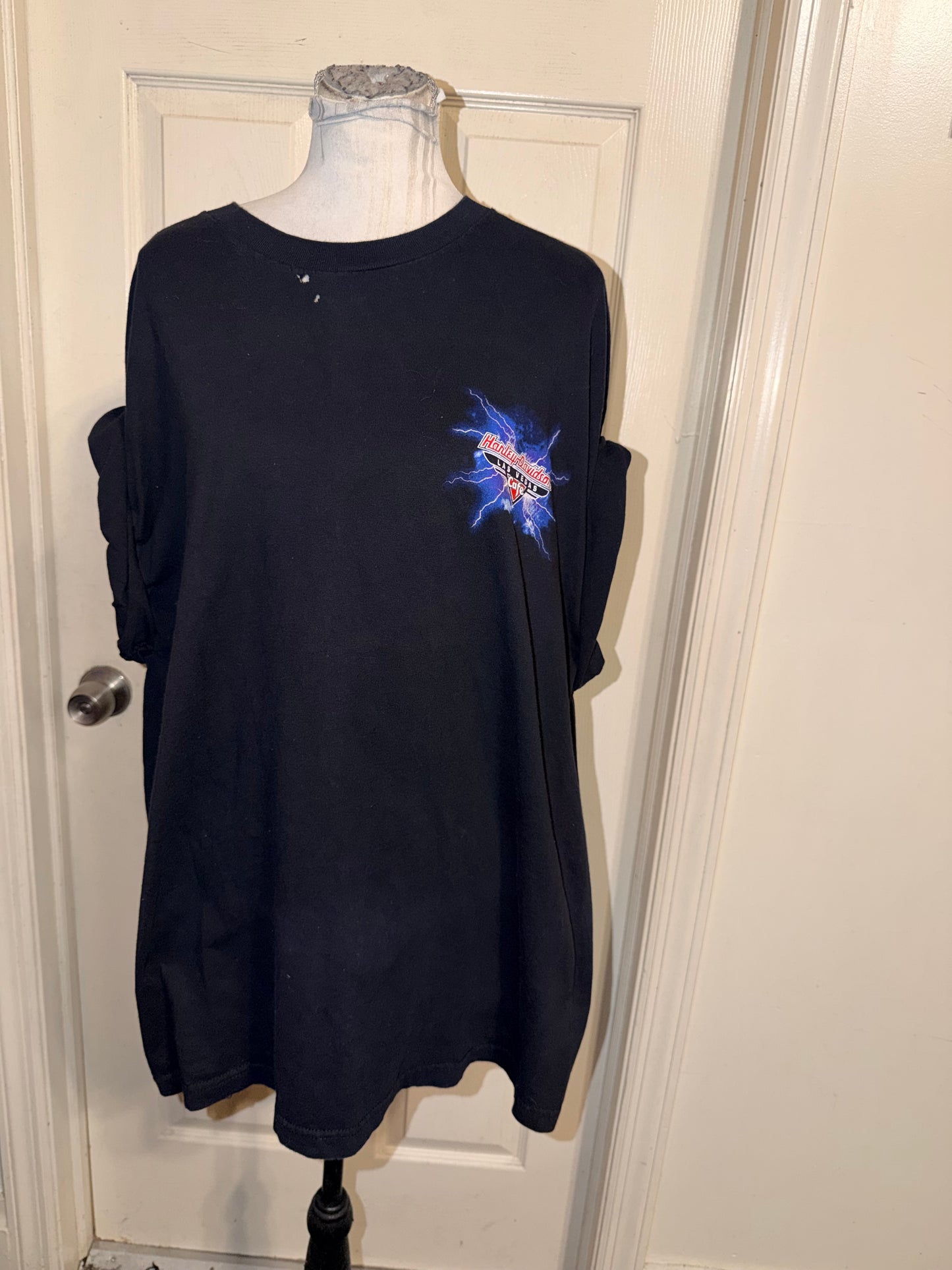 Harley Davidson Vintage Double Sided Oversized Tee