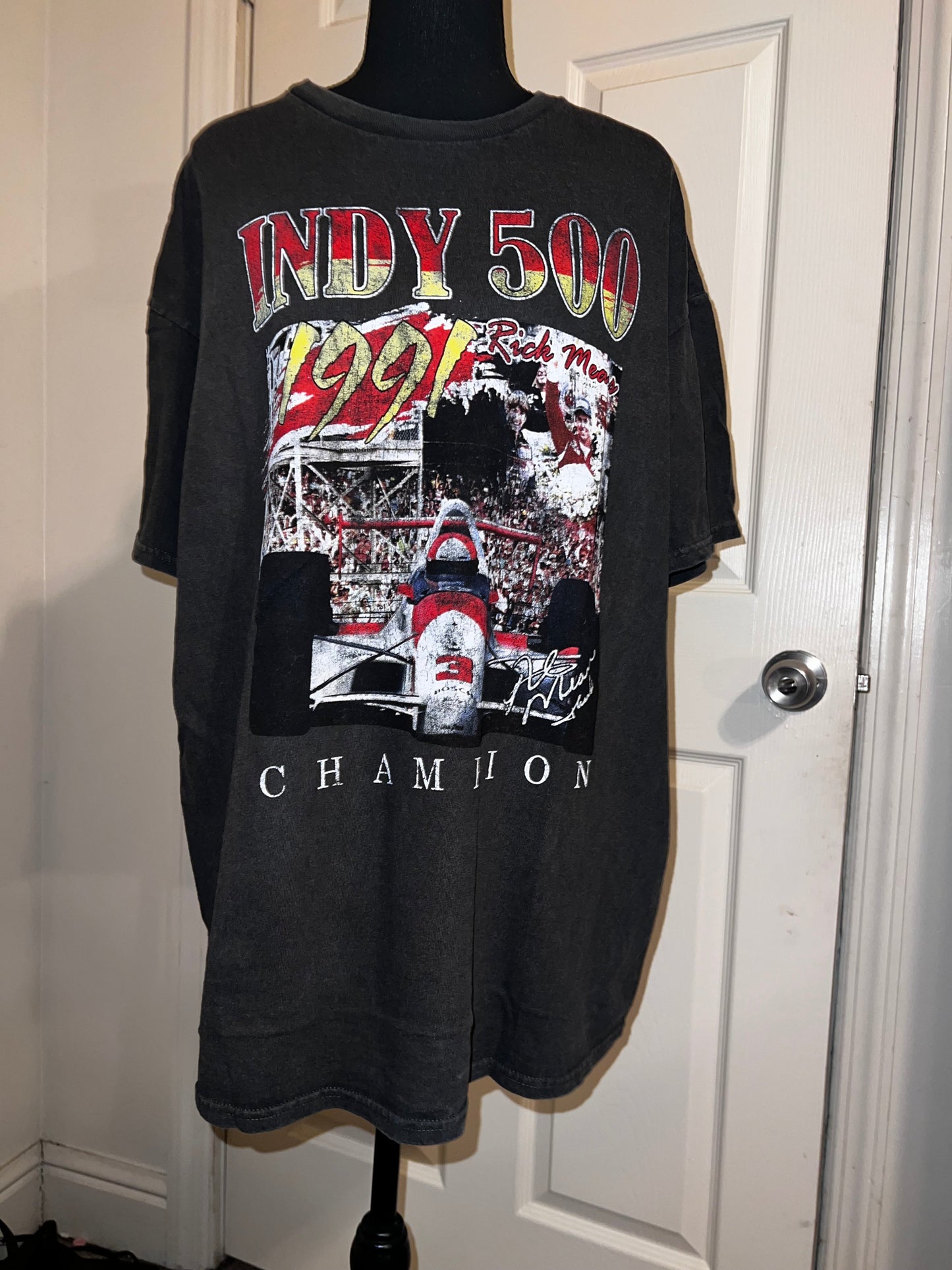 Indy 500 Oversized Distressed Tee